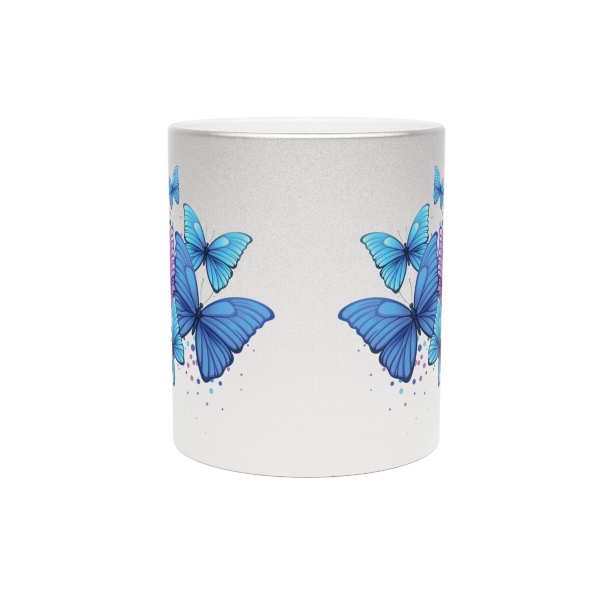 Butterflies Metallic Mug - Thrifty Delights