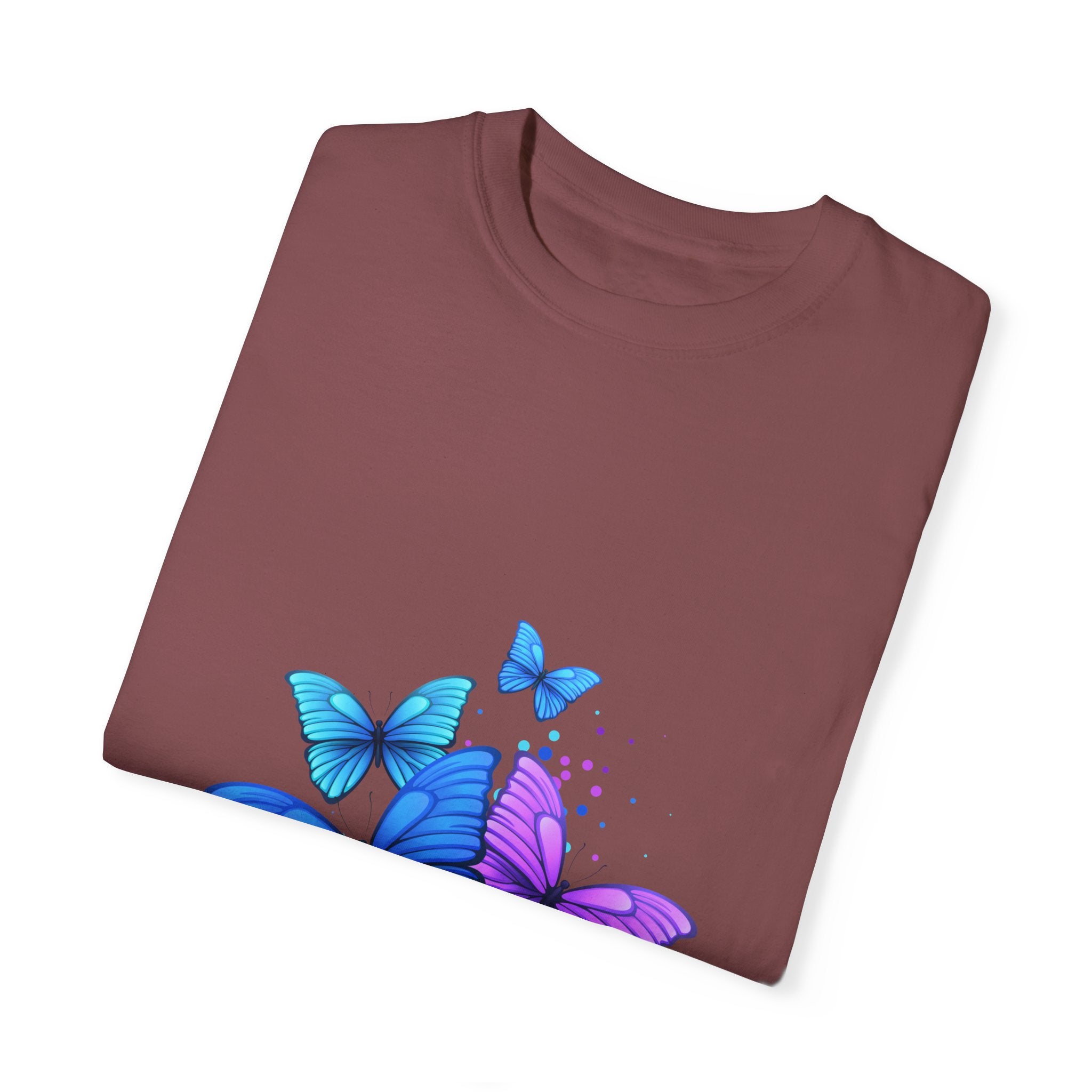 BUTTERFLIES Garment-Dyed T-shirt for Women
