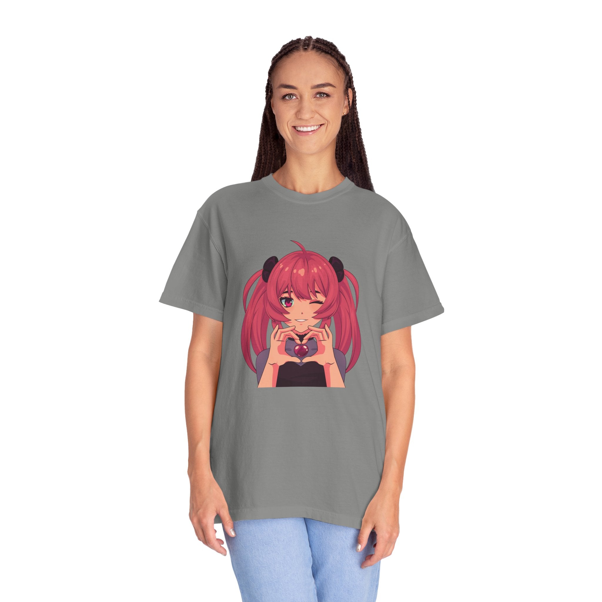 LOVE Garment-Dyed T-shirt for Women