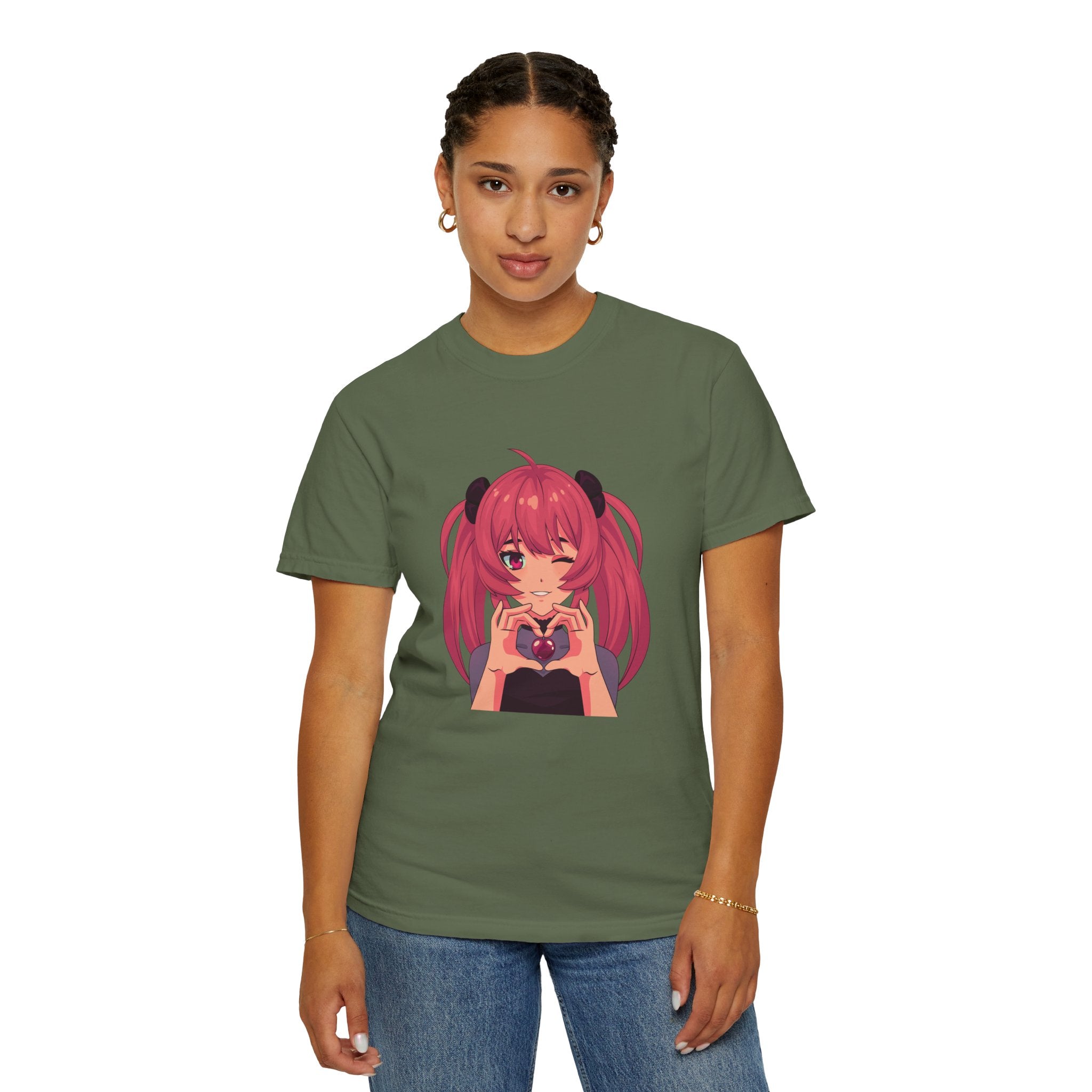 LOVE Garment-Dyed T-shirt for Women