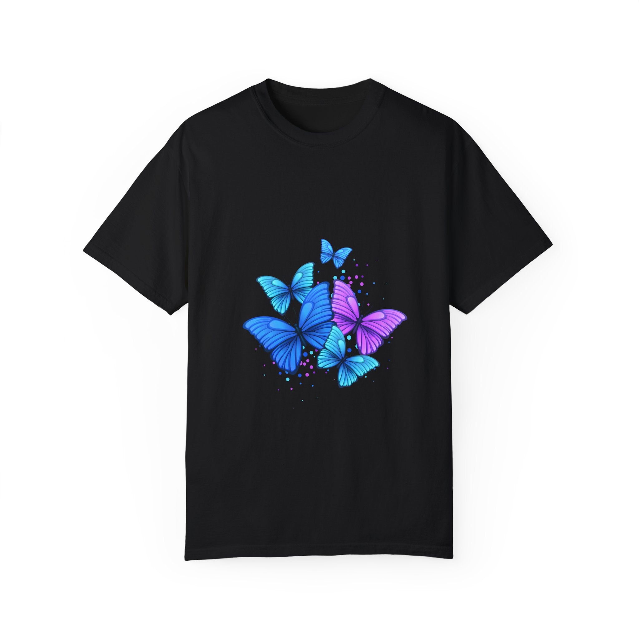 BUTTERFLIES Garment-Dyed T-shirt for Women