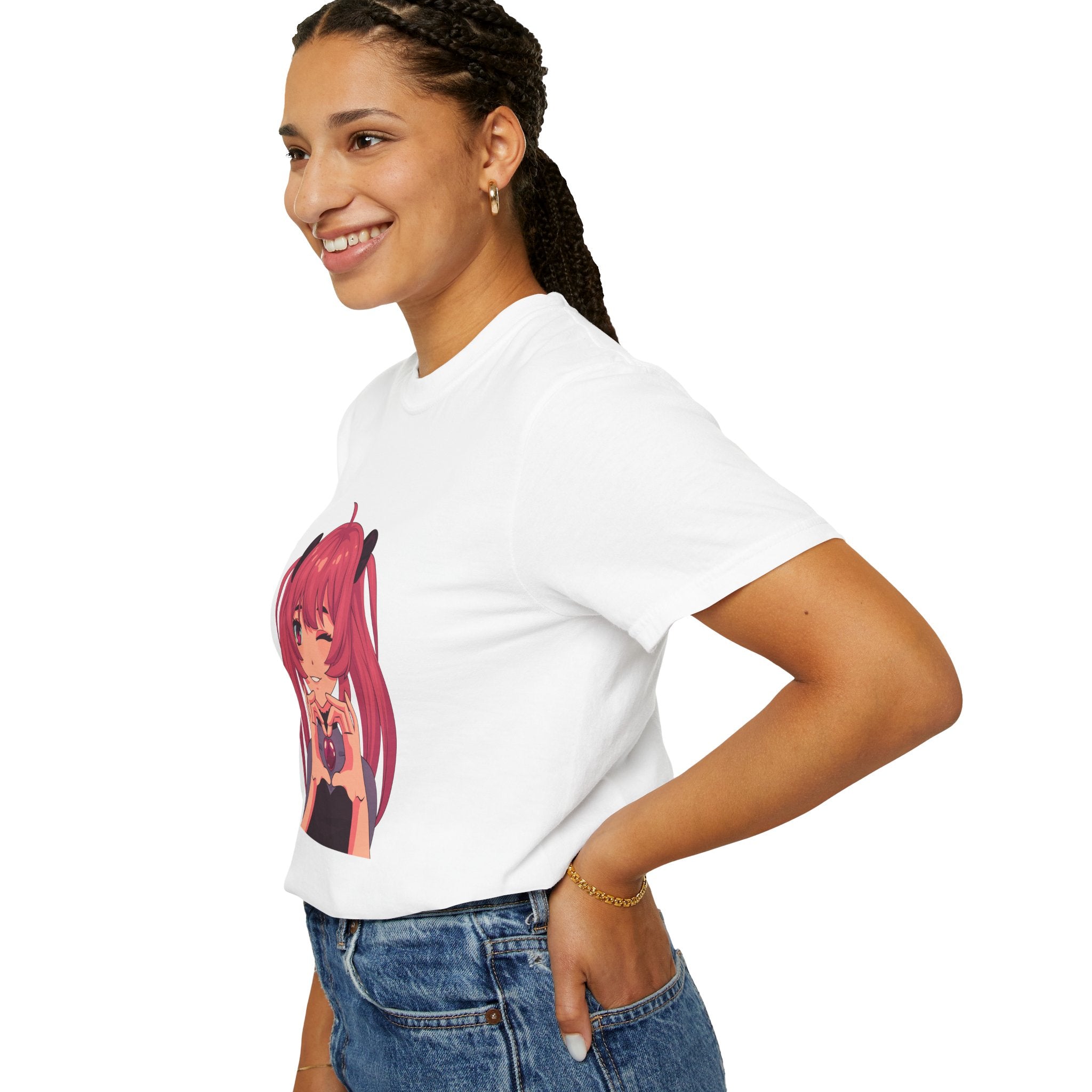 LOVE Garment-Dyed T-shirt for Women