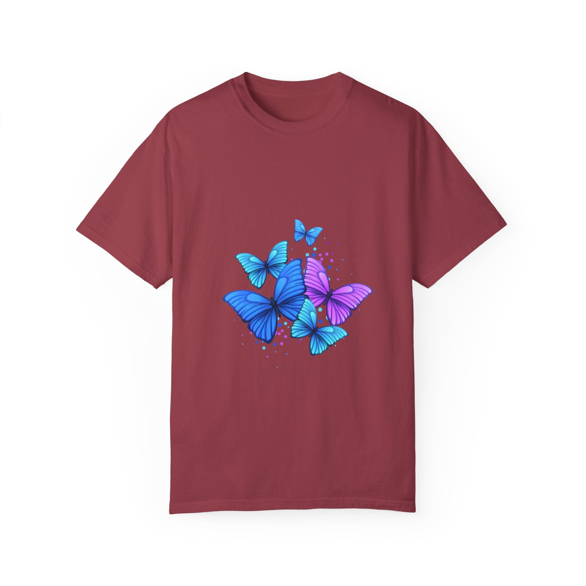 BUTTERFLIES Garment-Dyed T-shirt for Women