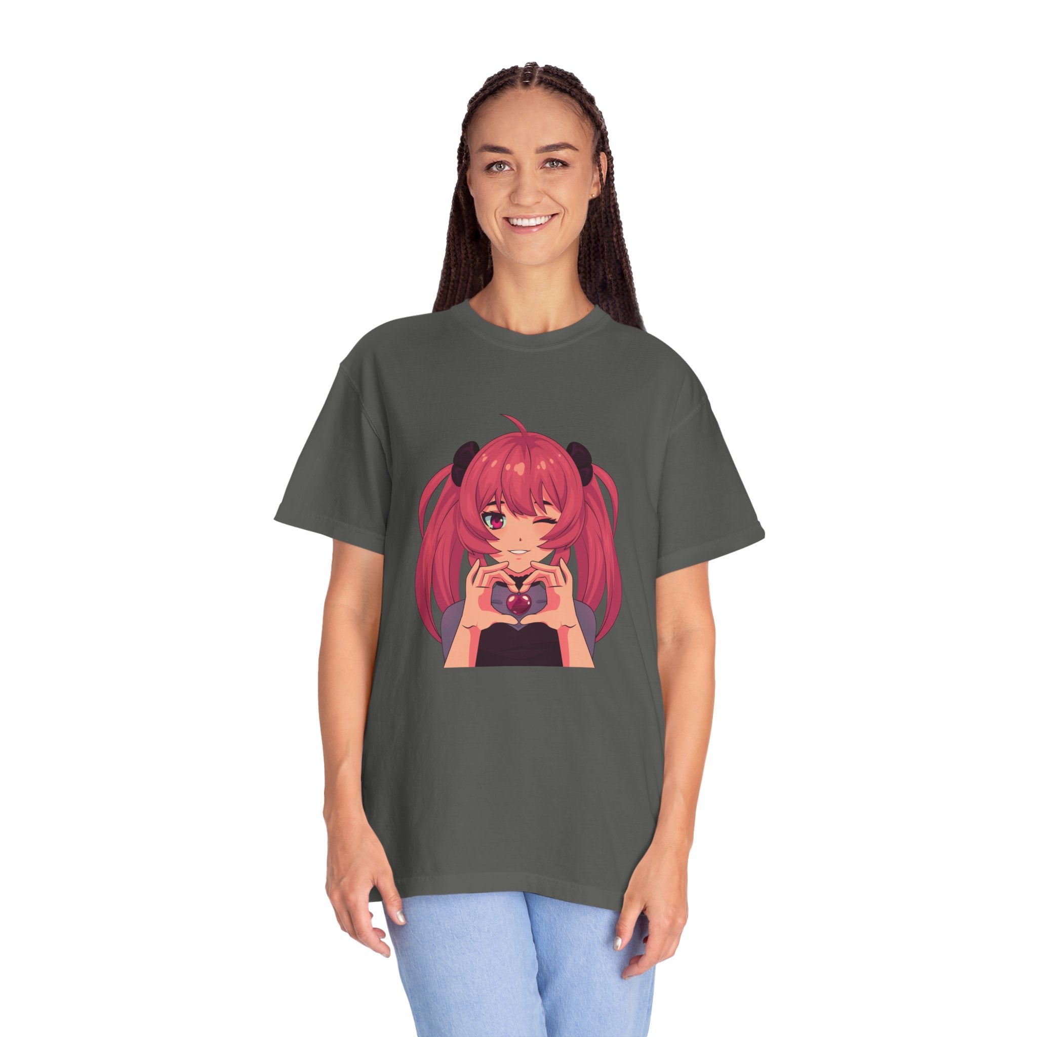 LOVE Garment-Dyed T-shirt for Women