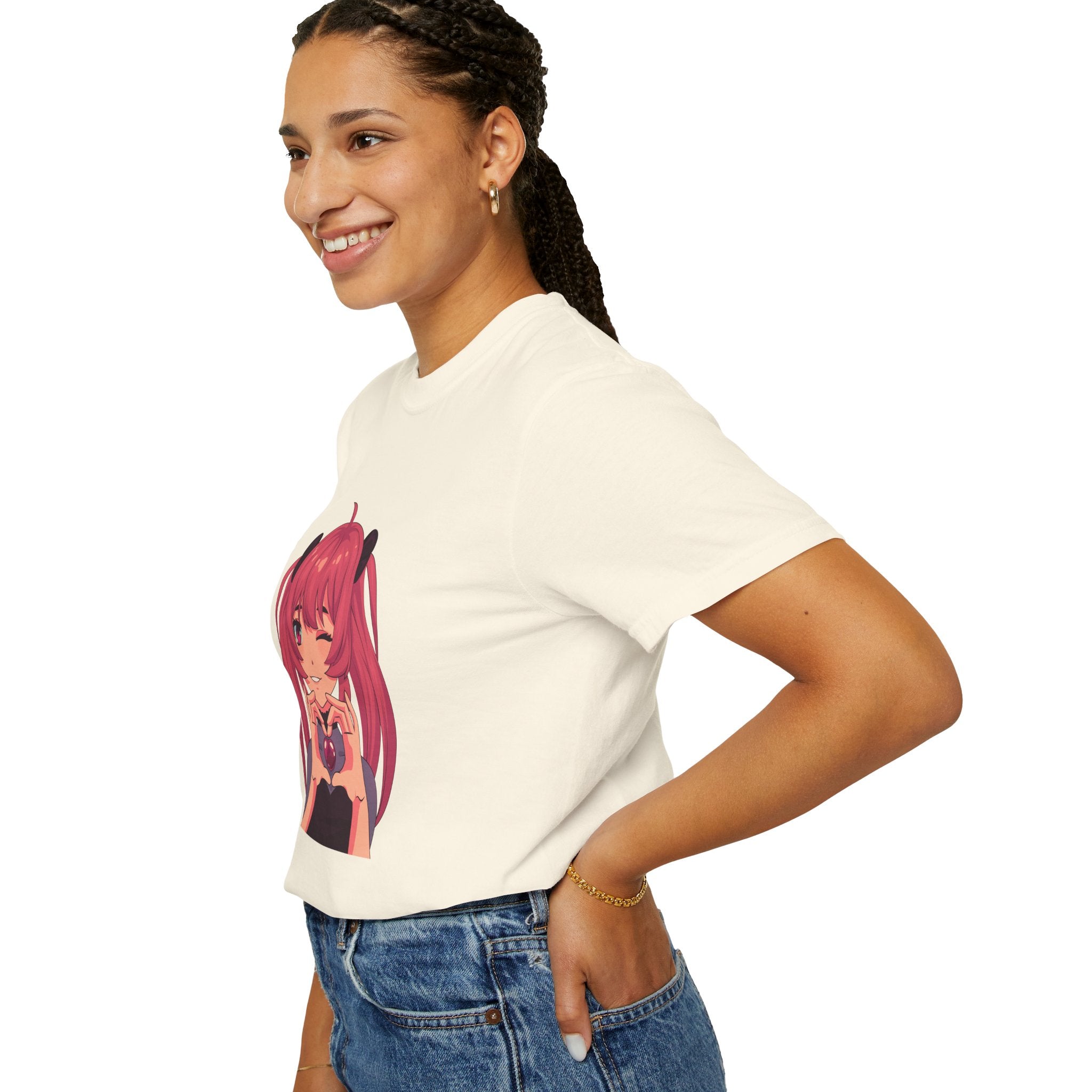 LOVE Garment-Dyed T-shirt for Women