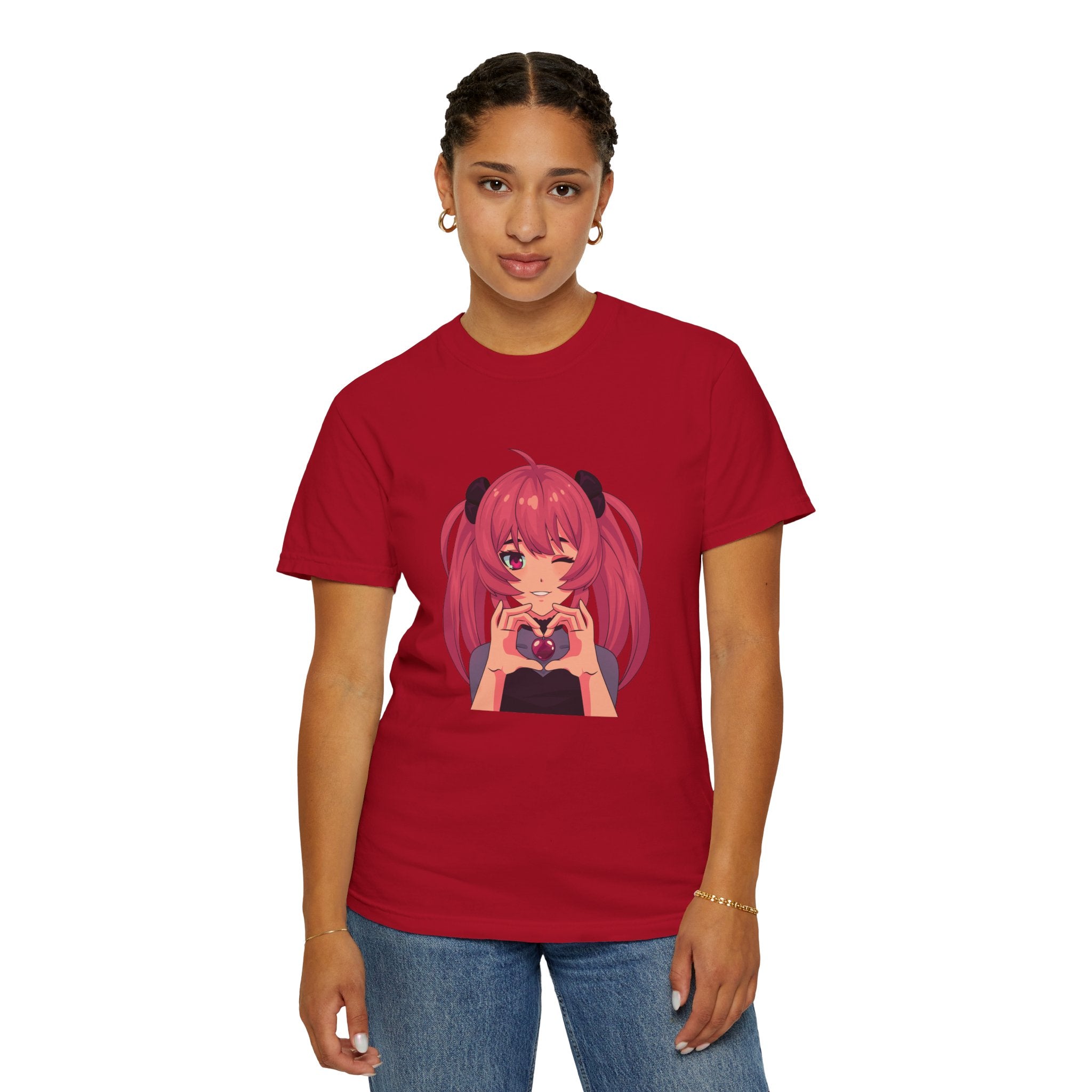 LOVE Garment-Dyed T-shirt for Women