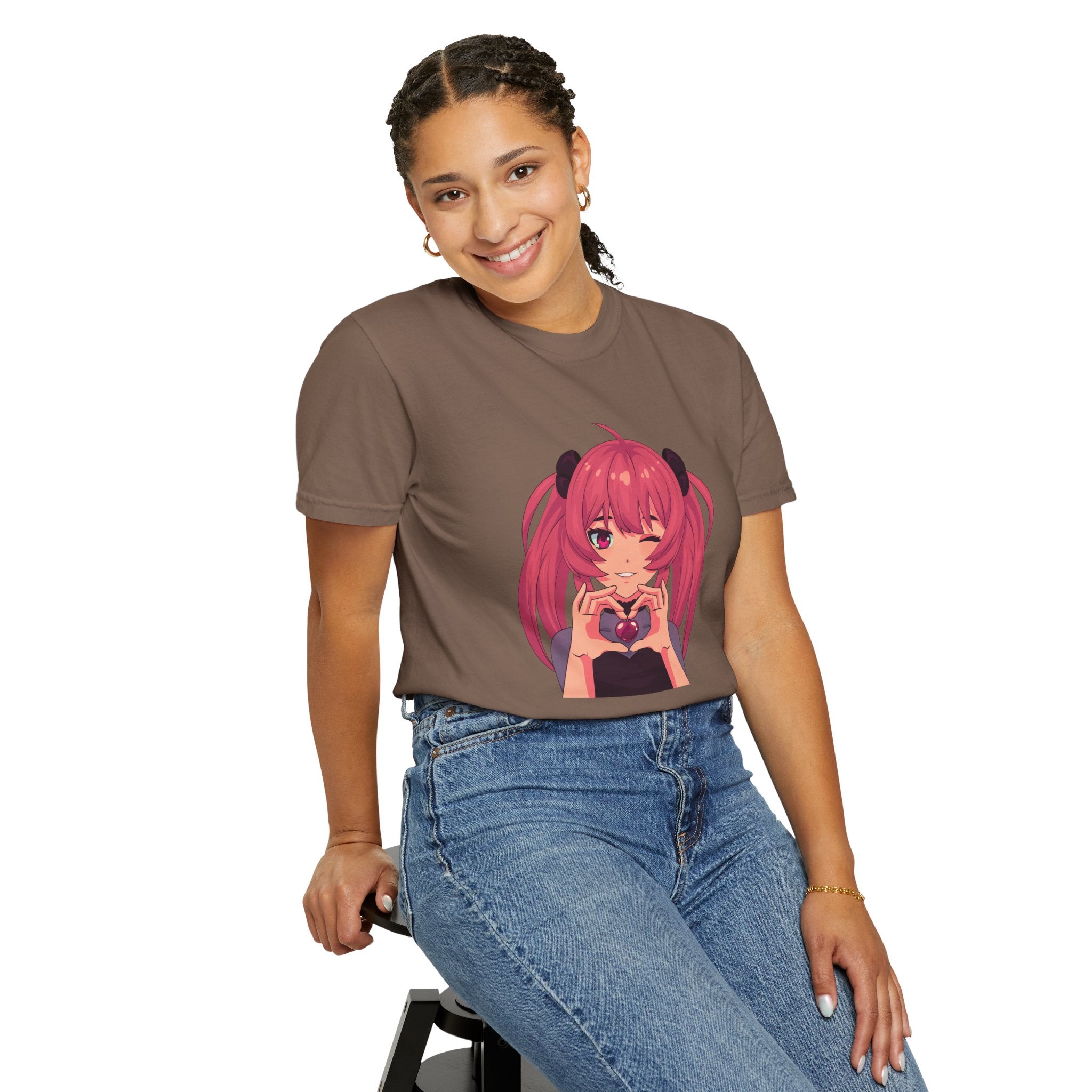 LOVE Garment-Dyed T-shirt for Women