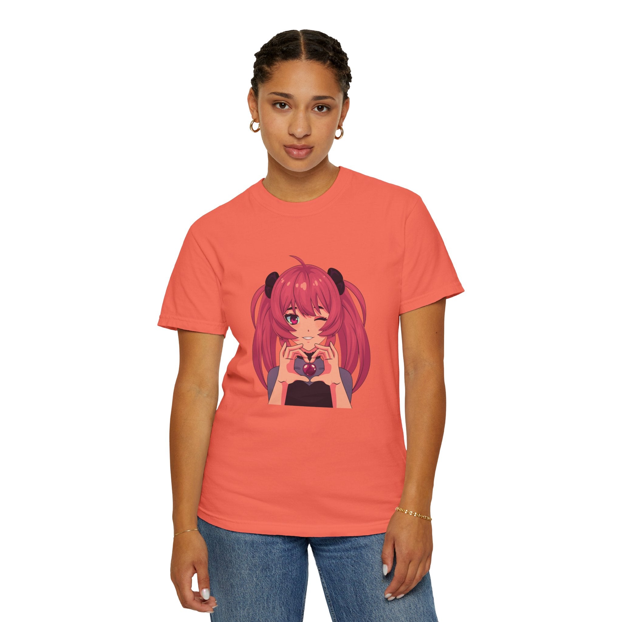 LOVE Garment-Dyed T-shirt for Women