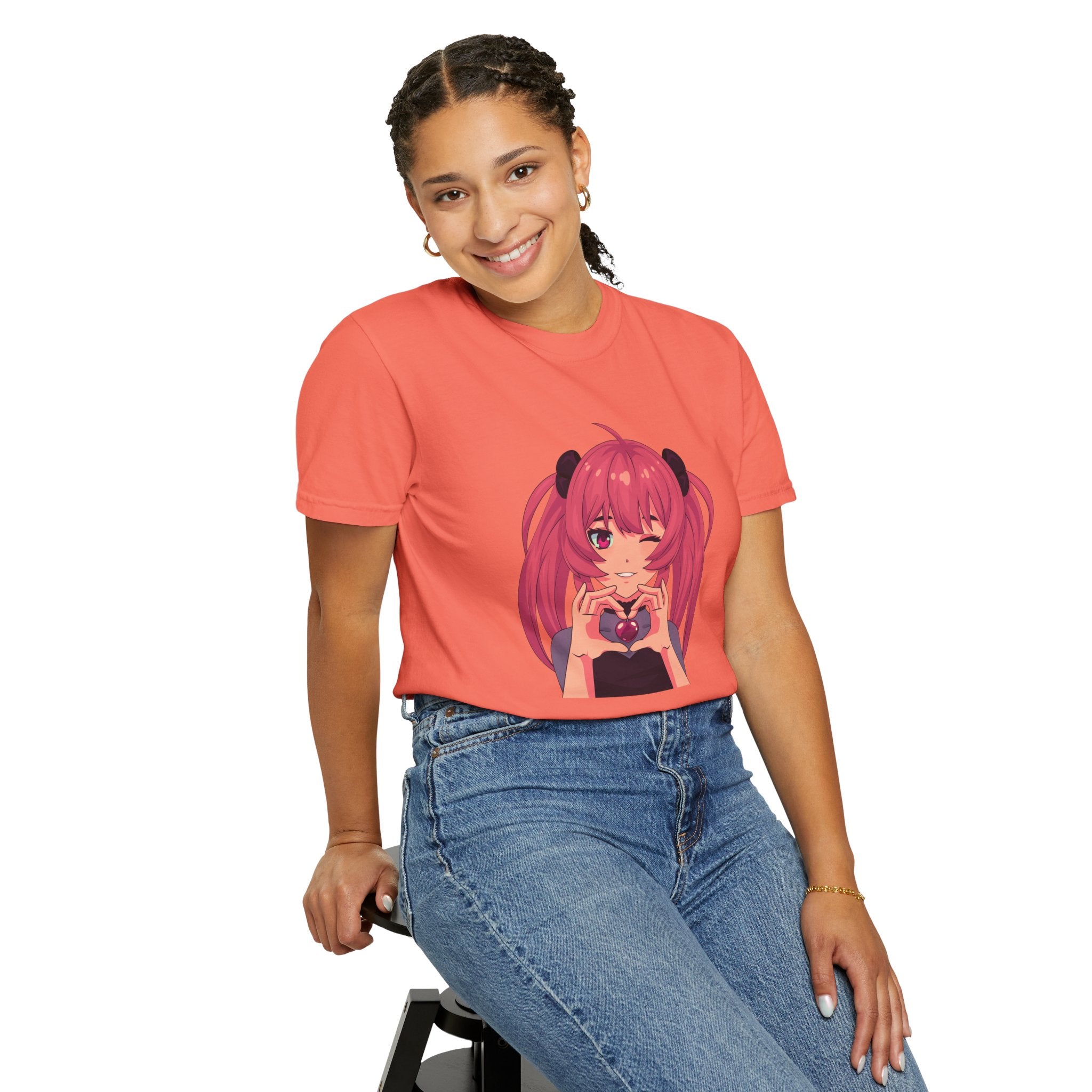 LOVE Garment-Dyed T-shirt for Women