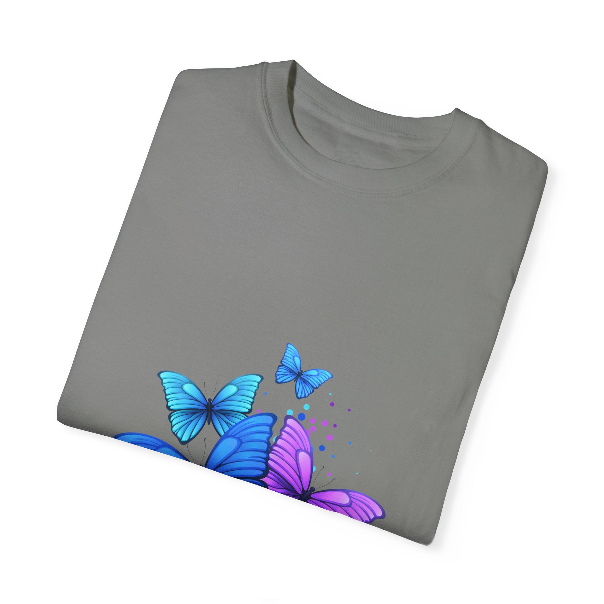 BUTTERFLIES Garment-Dyed T-shirt for Women