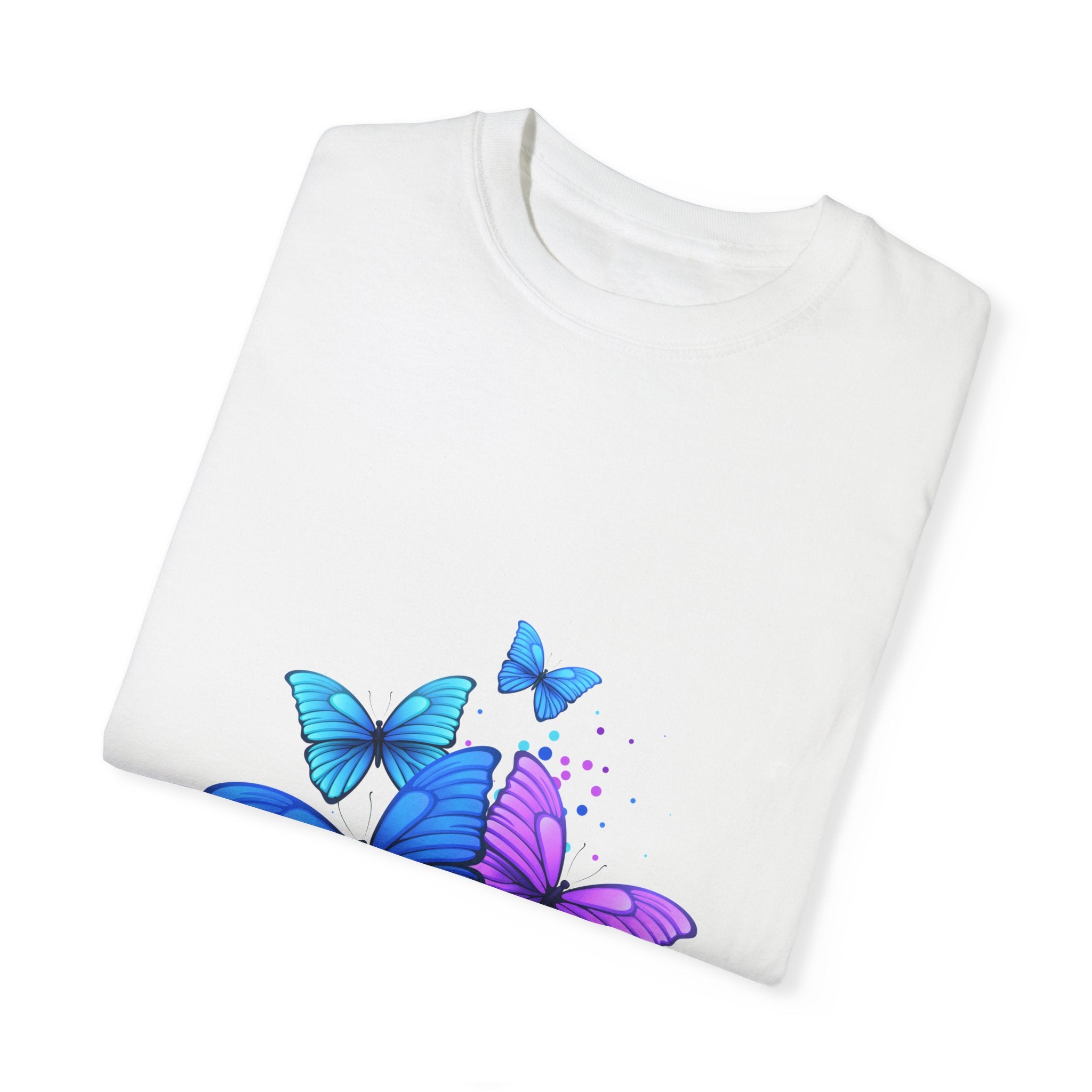 BUTTERFLIES Garment-Dyed T-shirt for Women