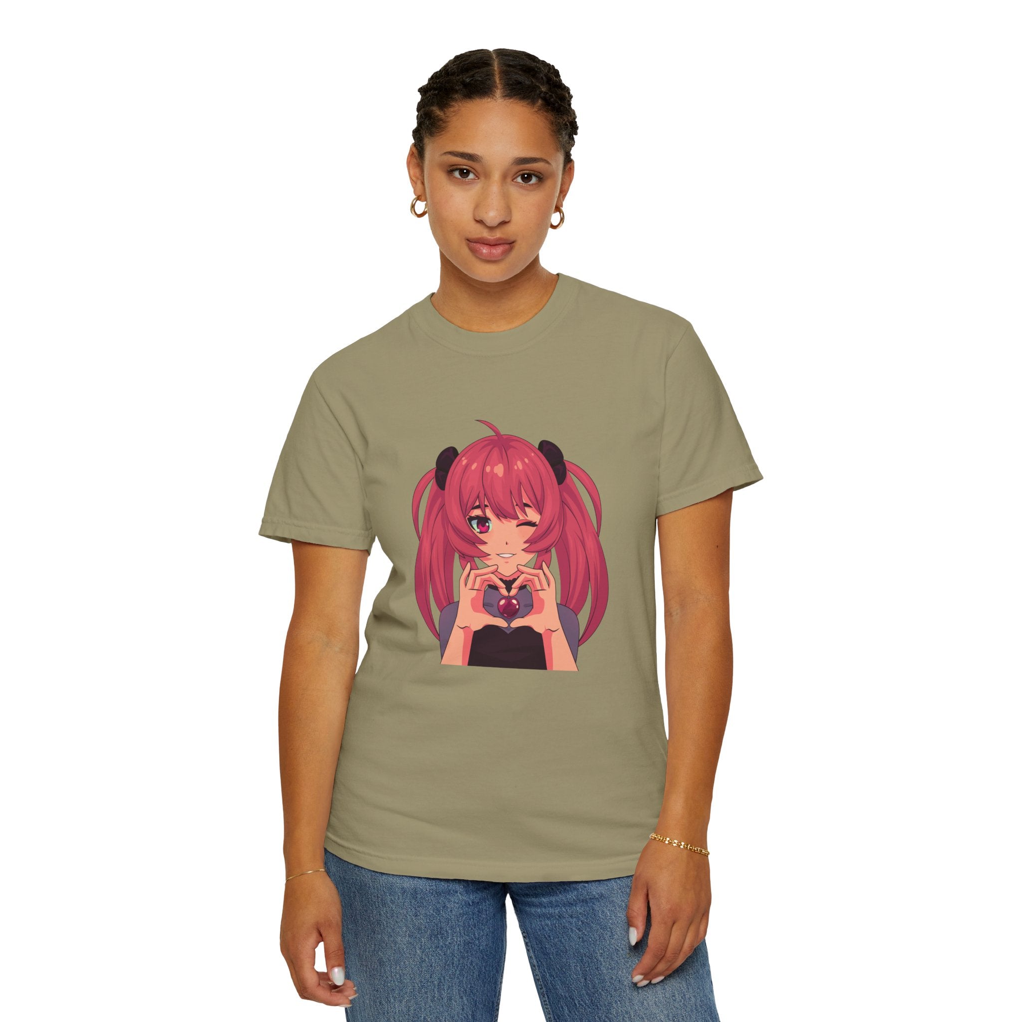 LOVE Garment-Dyed T-shirt for Women