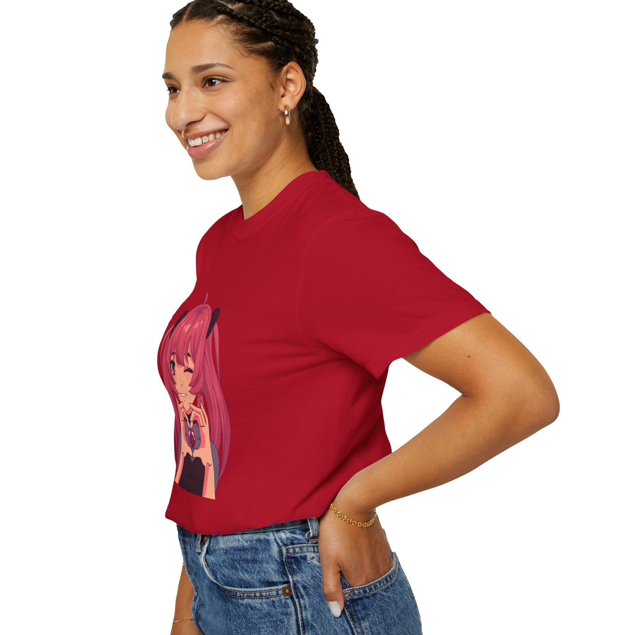 LOVE Garment-Dyed T-shirt for Women