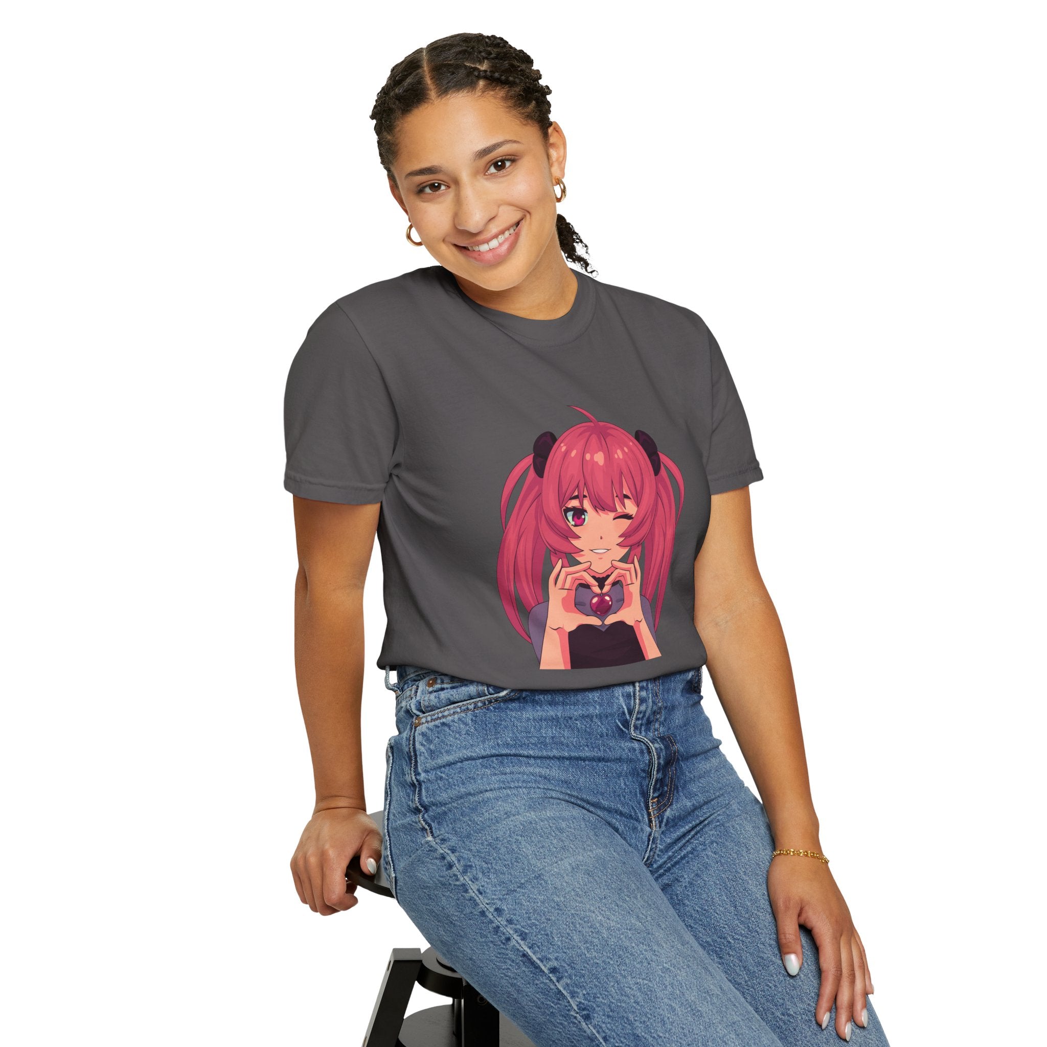 LOVE Garment-Dyed T-shirt for Women
