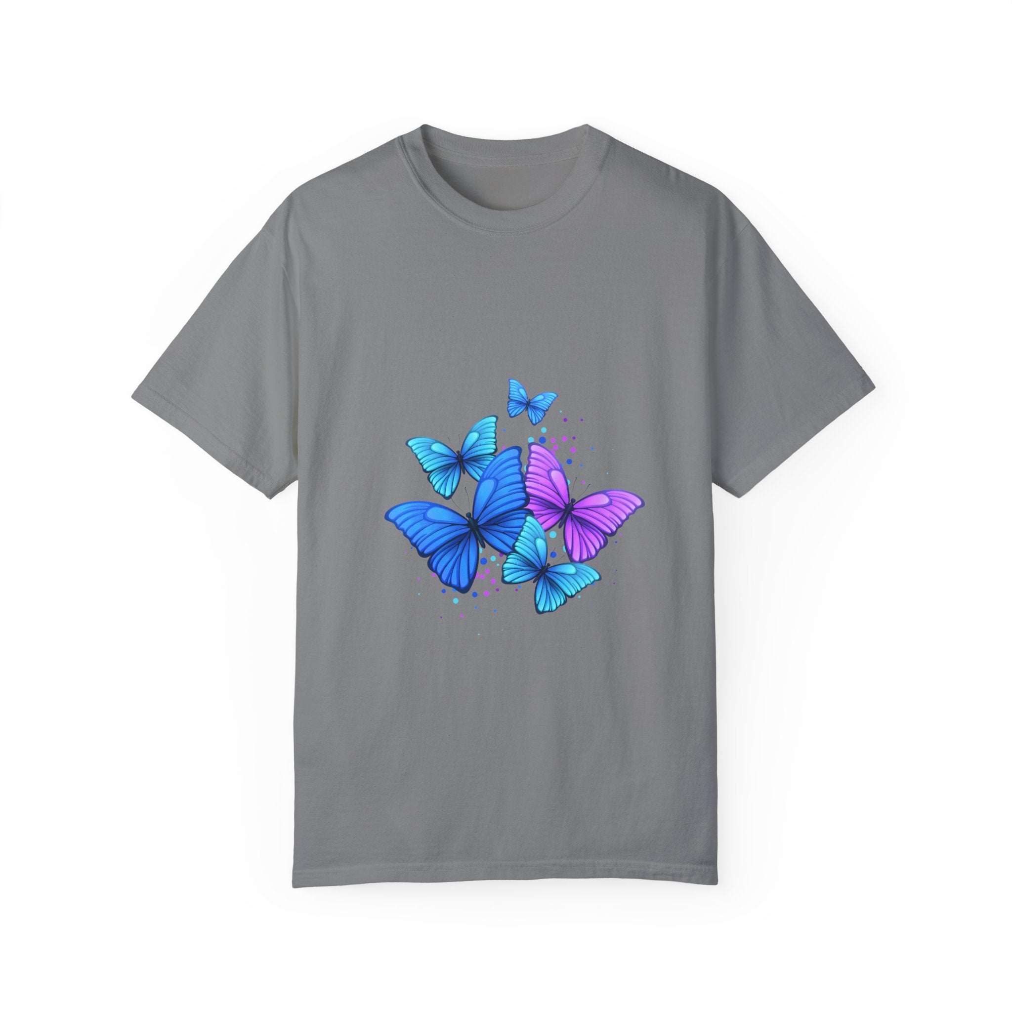 BUTTERFLIES Garment-Dyed T-shirt for Women