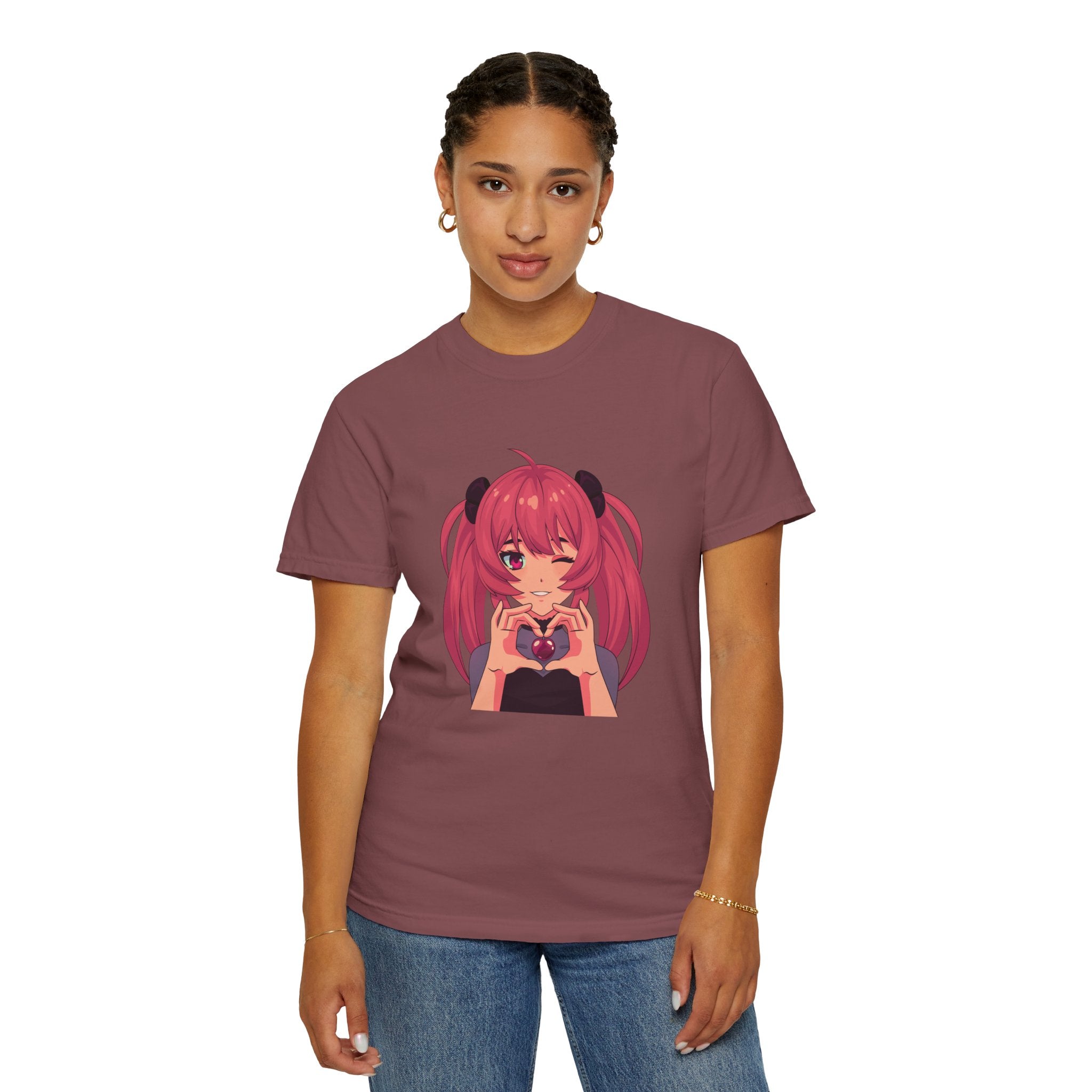 LOVE Garment-Dyed T-shirt for Women