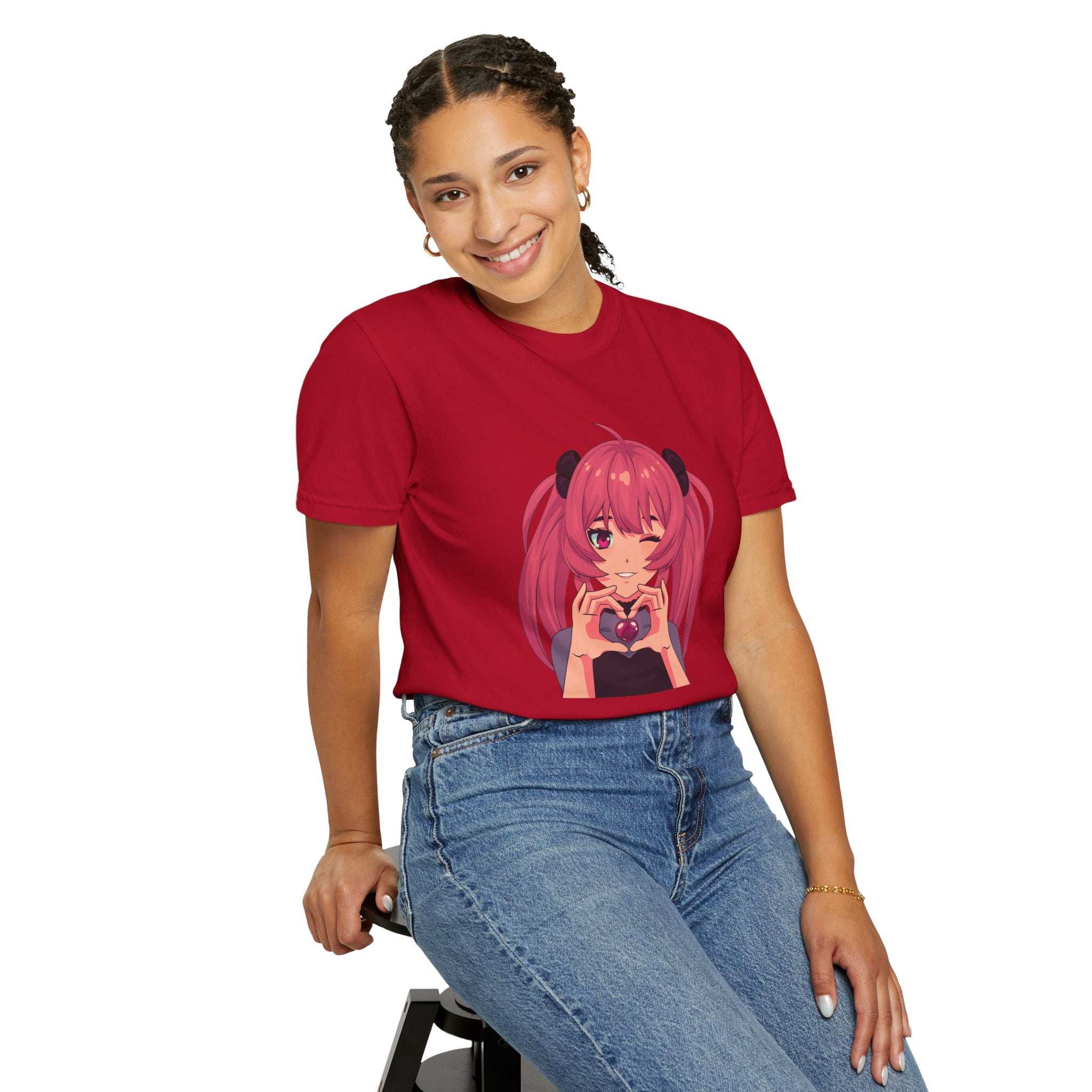 LOVE Garment-Dyed T-shirt for Women