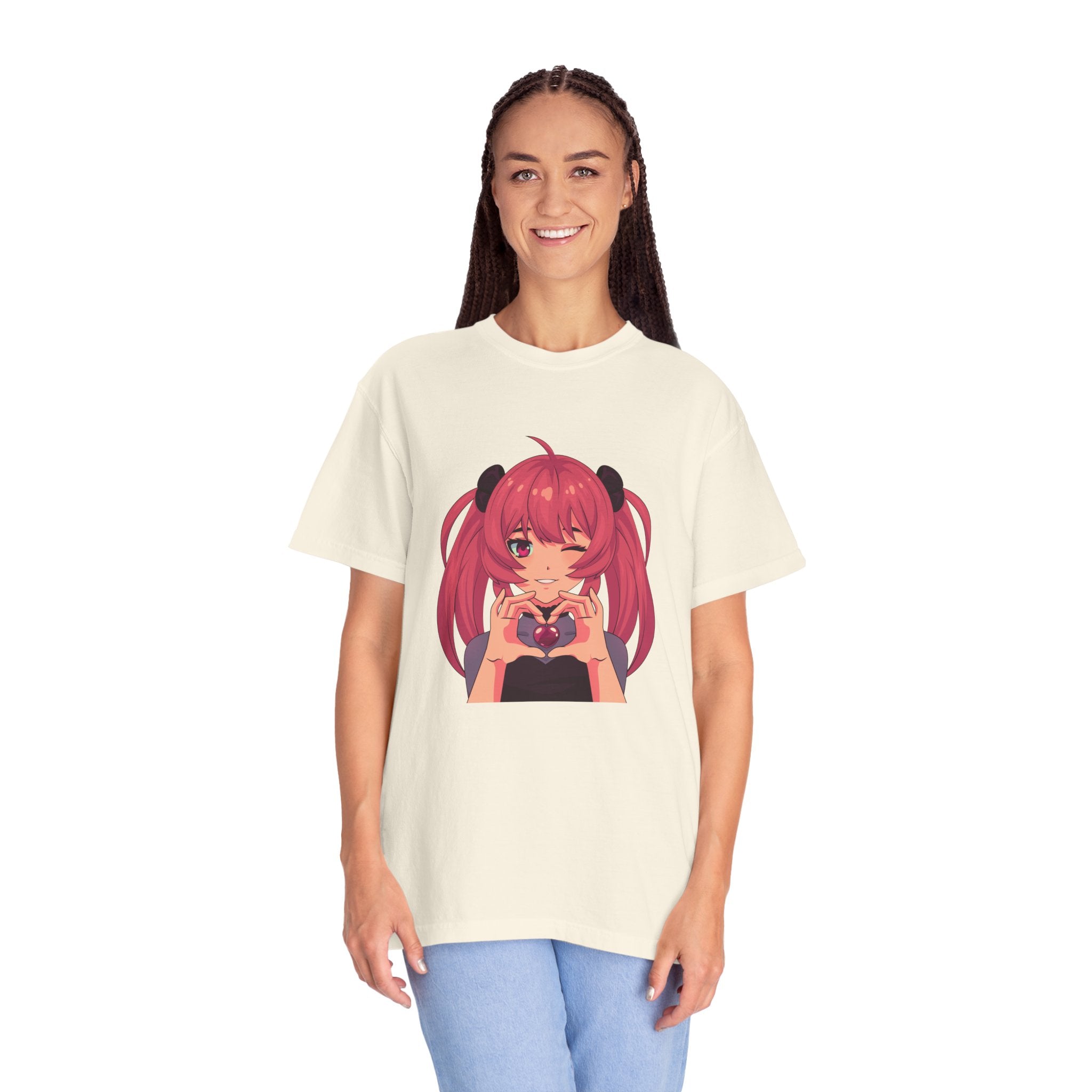 LOVE Garment-Dyed T-shirt for Women