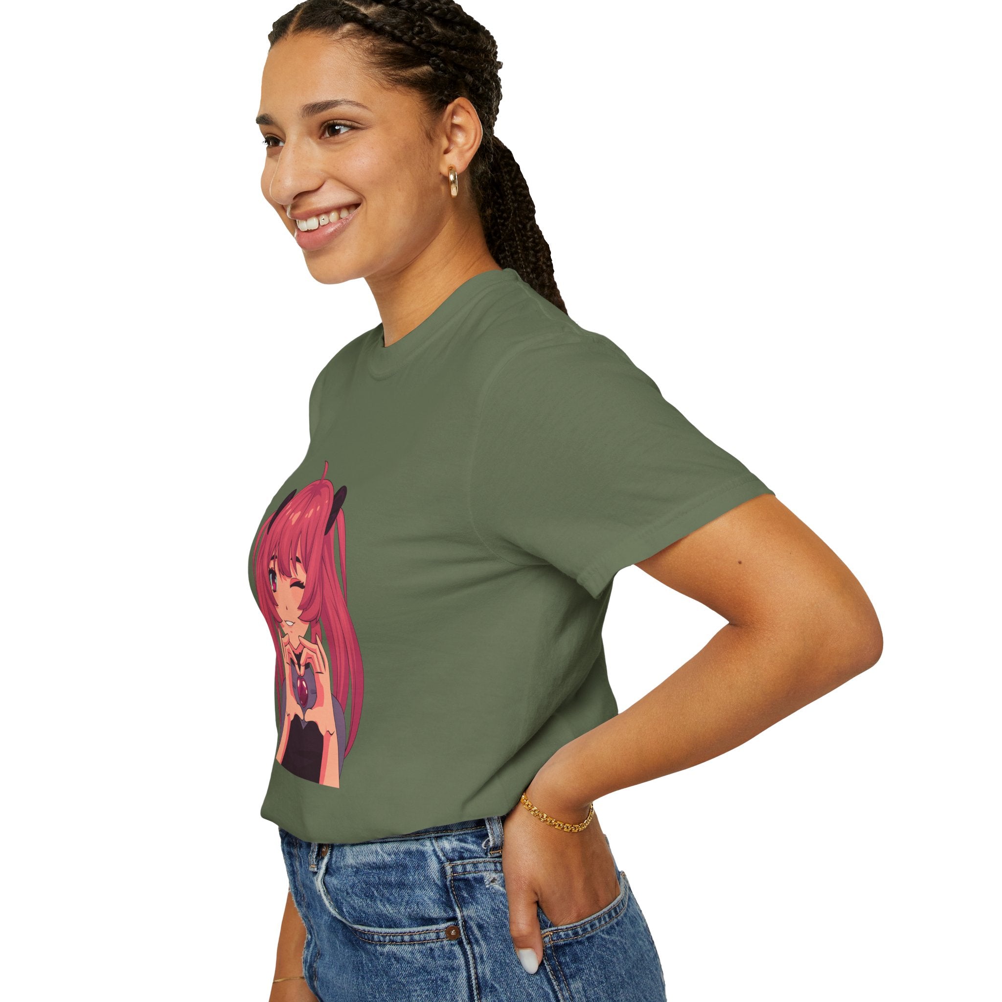 LOVE Garment-Dyed T-shirt for Women