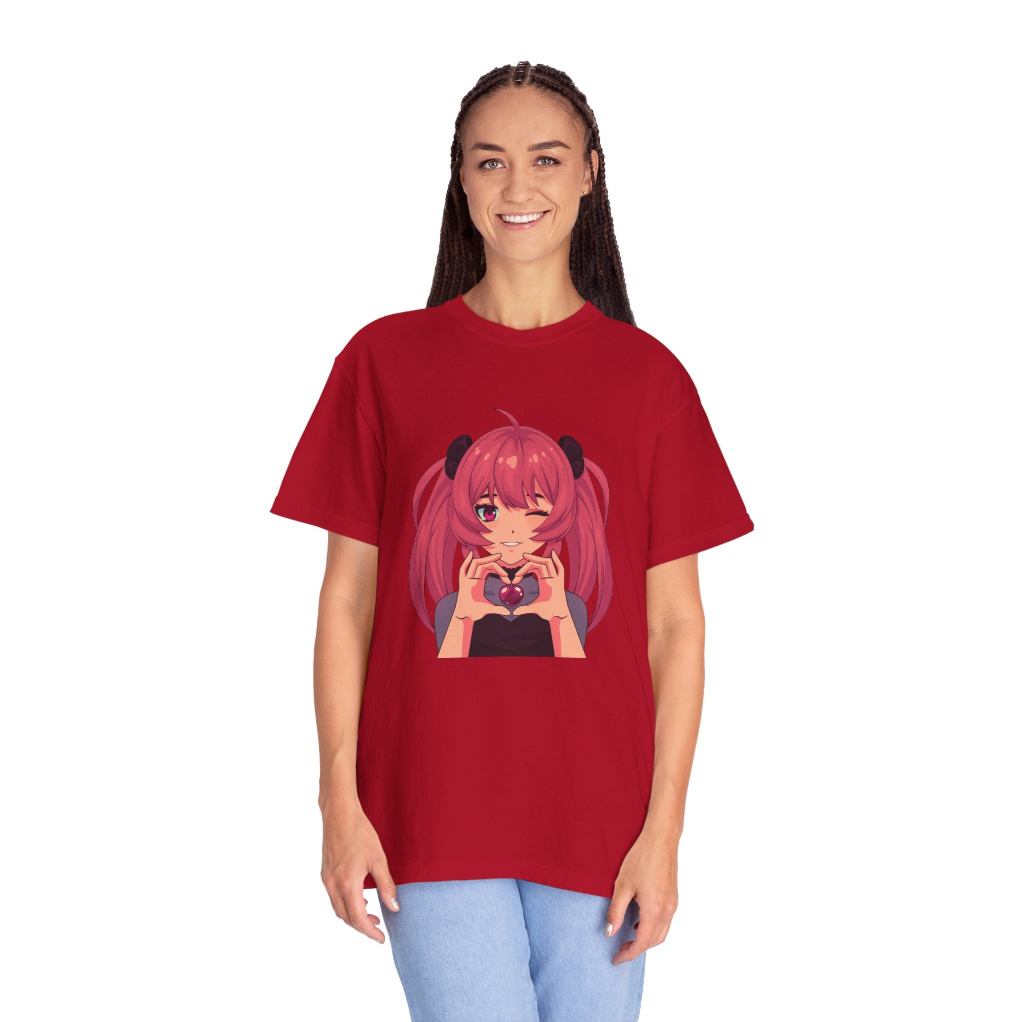 LOVE Garment-Dyed T-shirt for Women