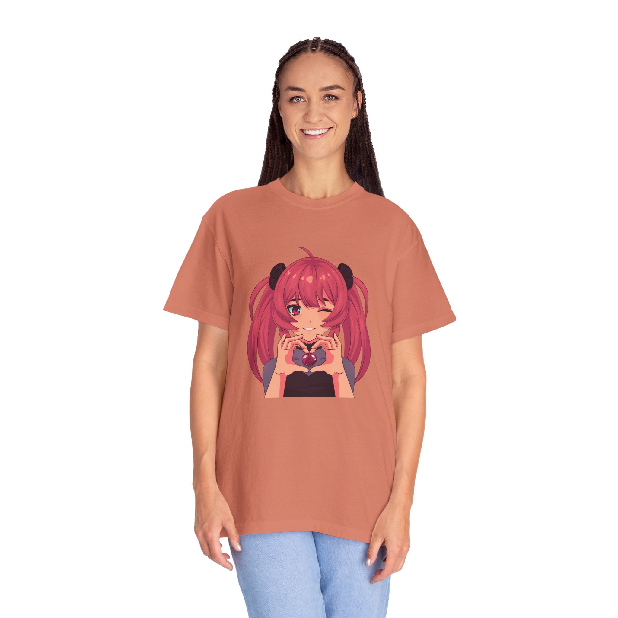 LOVE Garment-Dyed T-shirt for Women