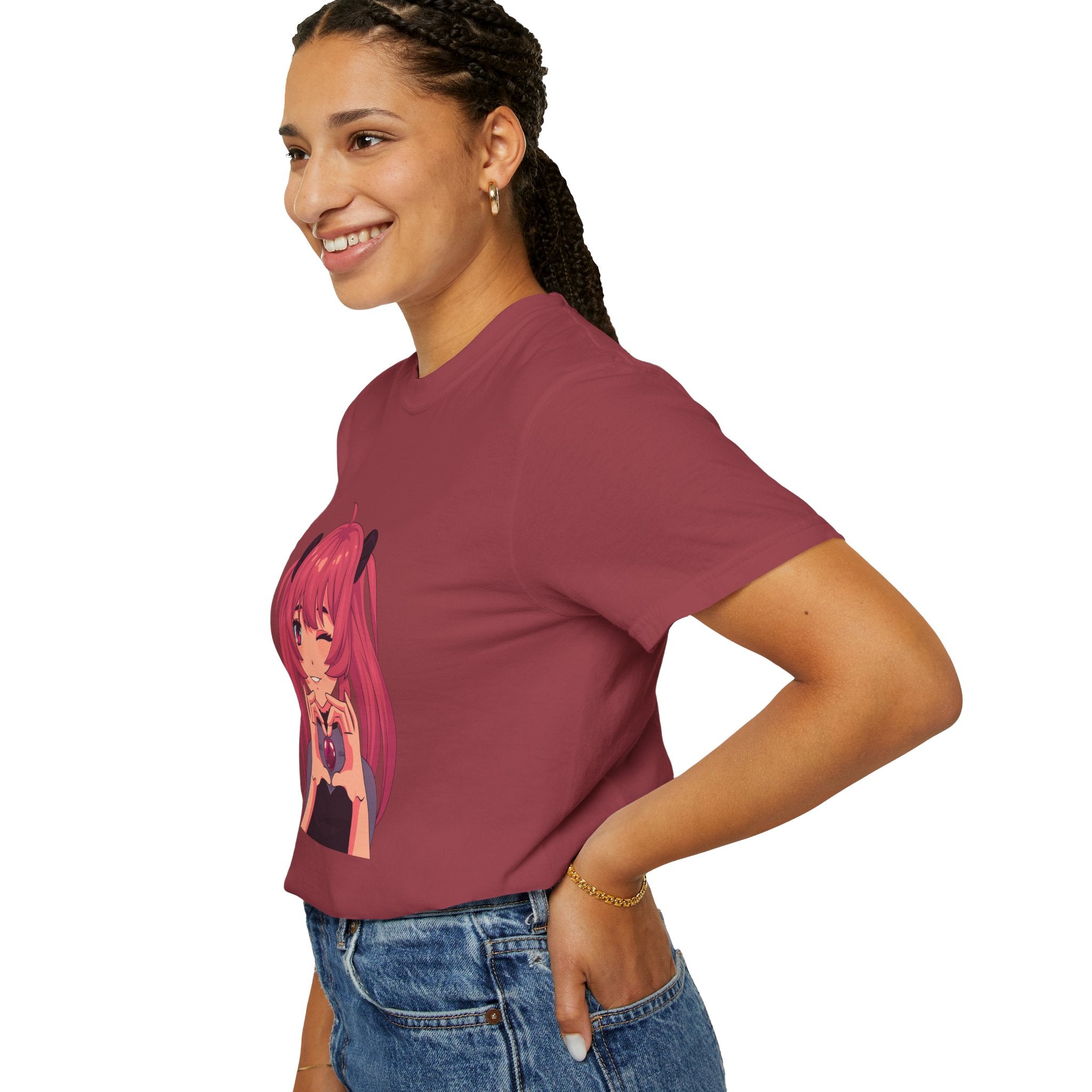 LOVE Garment-Dyed T-shirt for Women