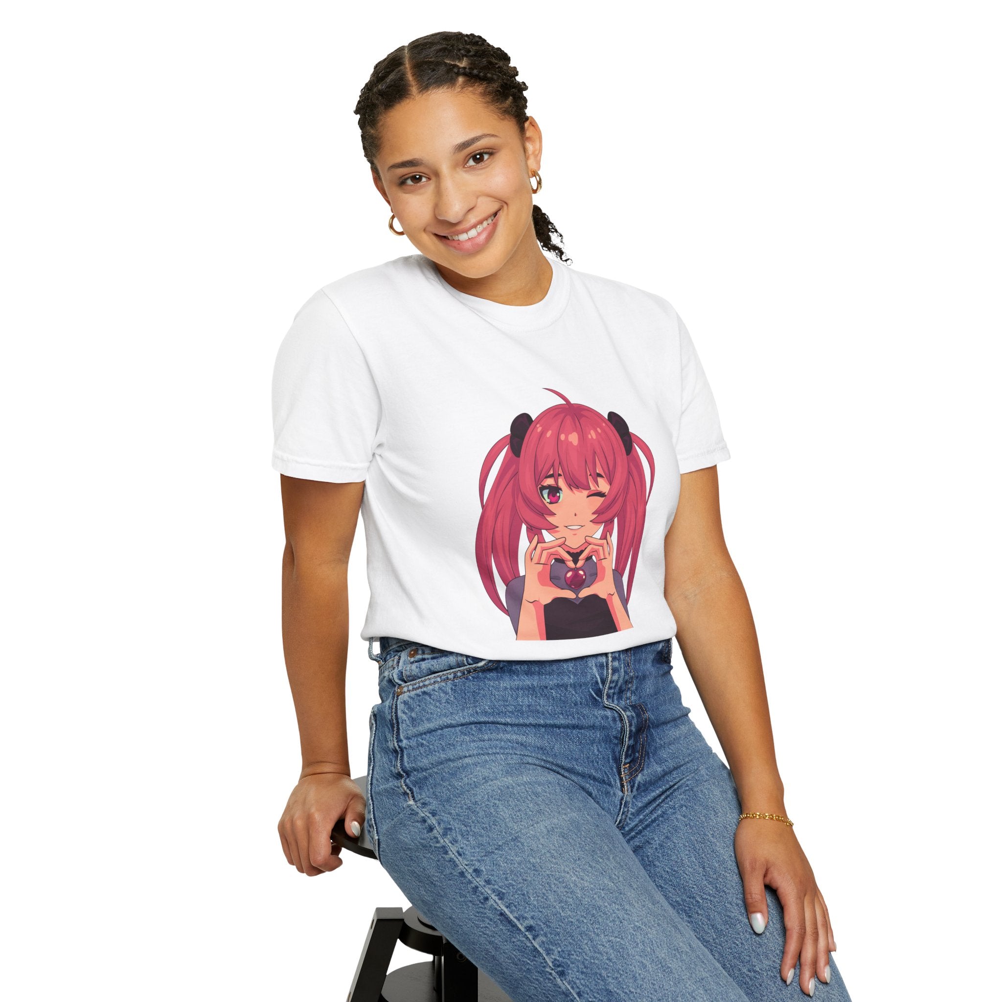 LOVE Garment-Dyed T-shirt for Women