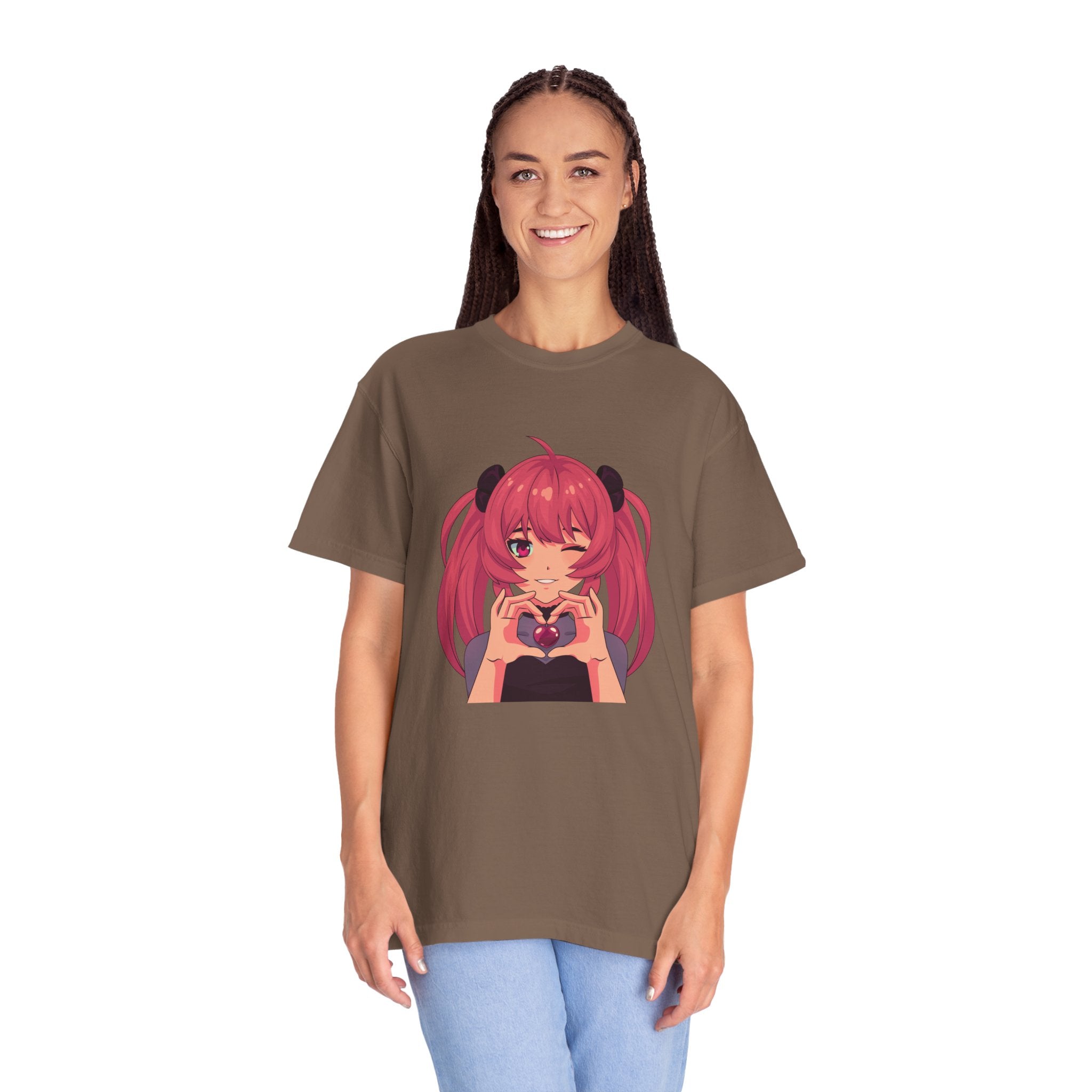 LOVE Garment-Dyed T-shirt for Women