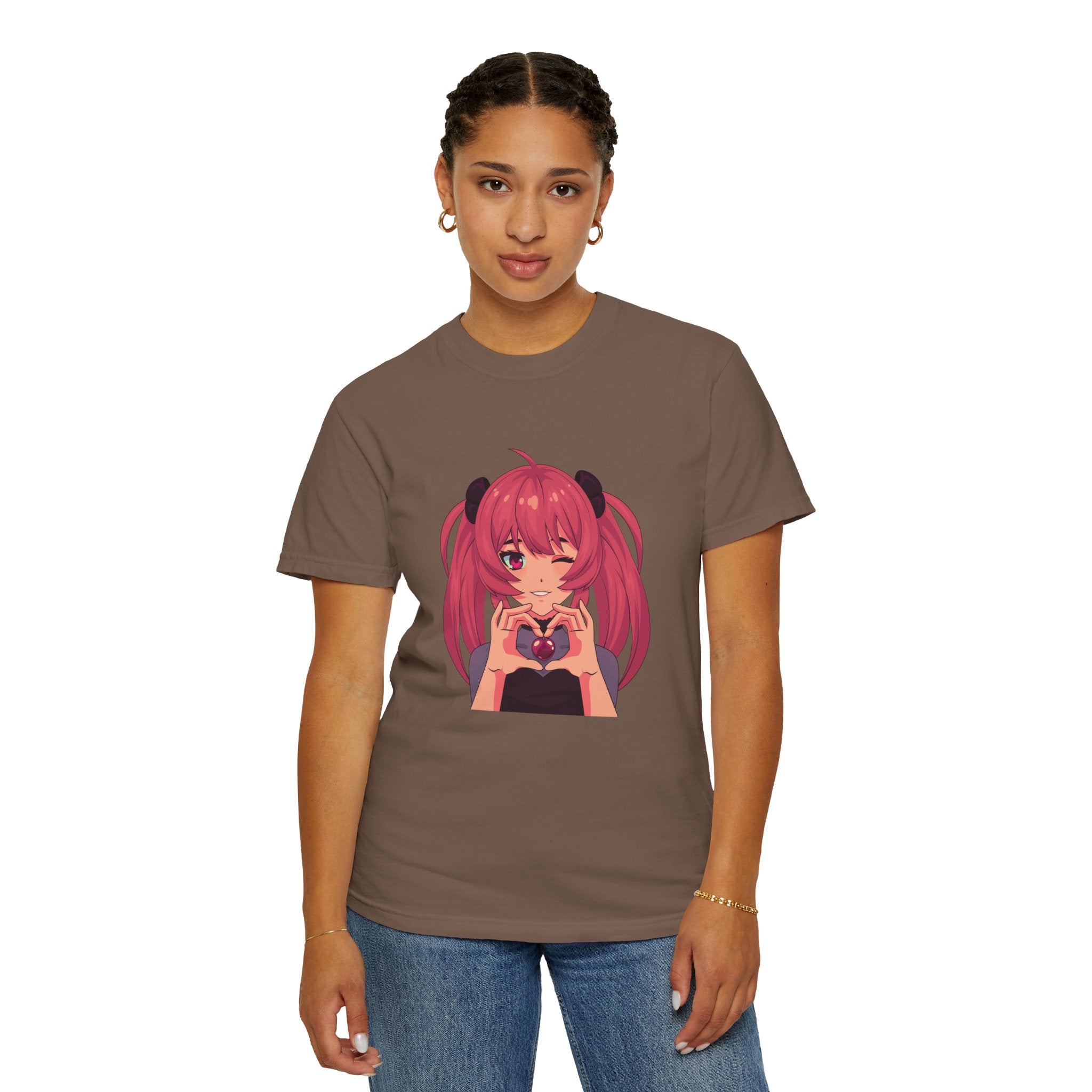 LOVE Garment-Dyed T-shirt for Women