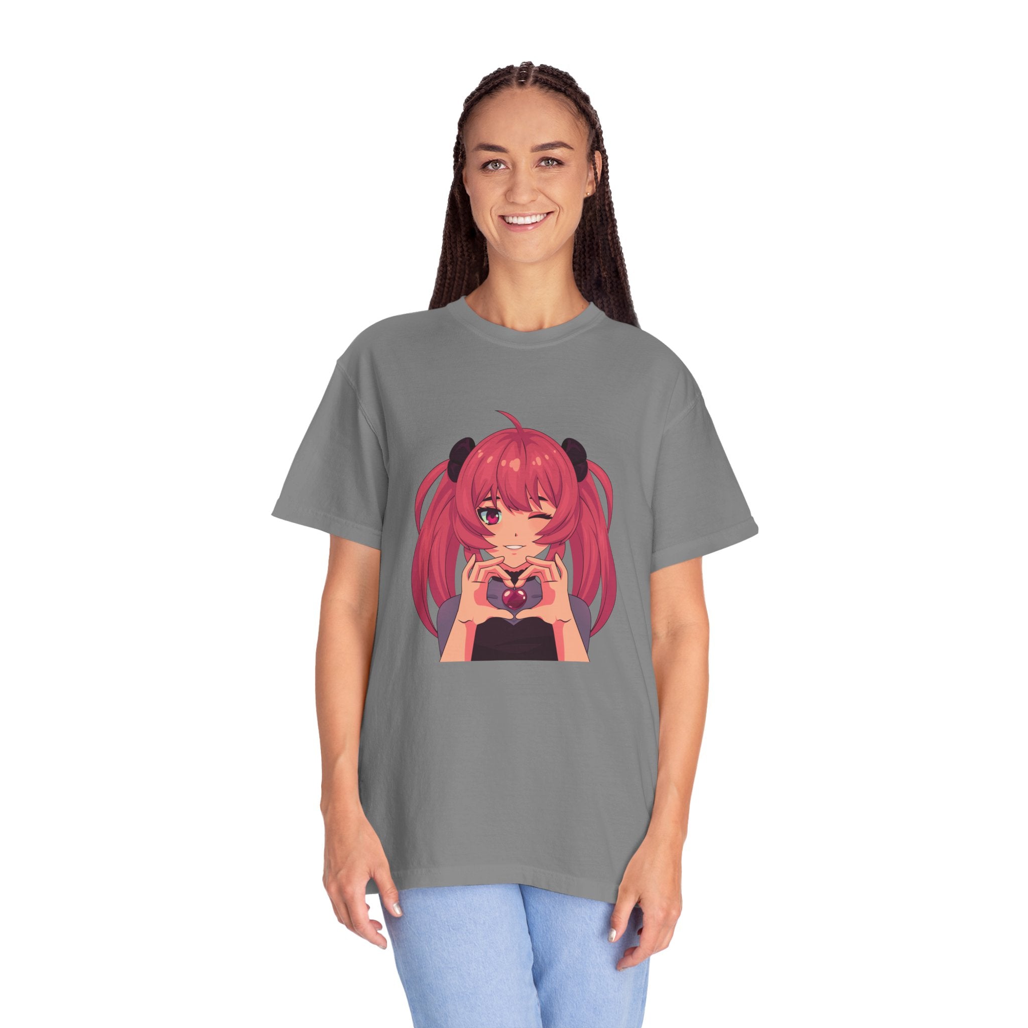 LOVE Garment-Dyed T-shirt for Women