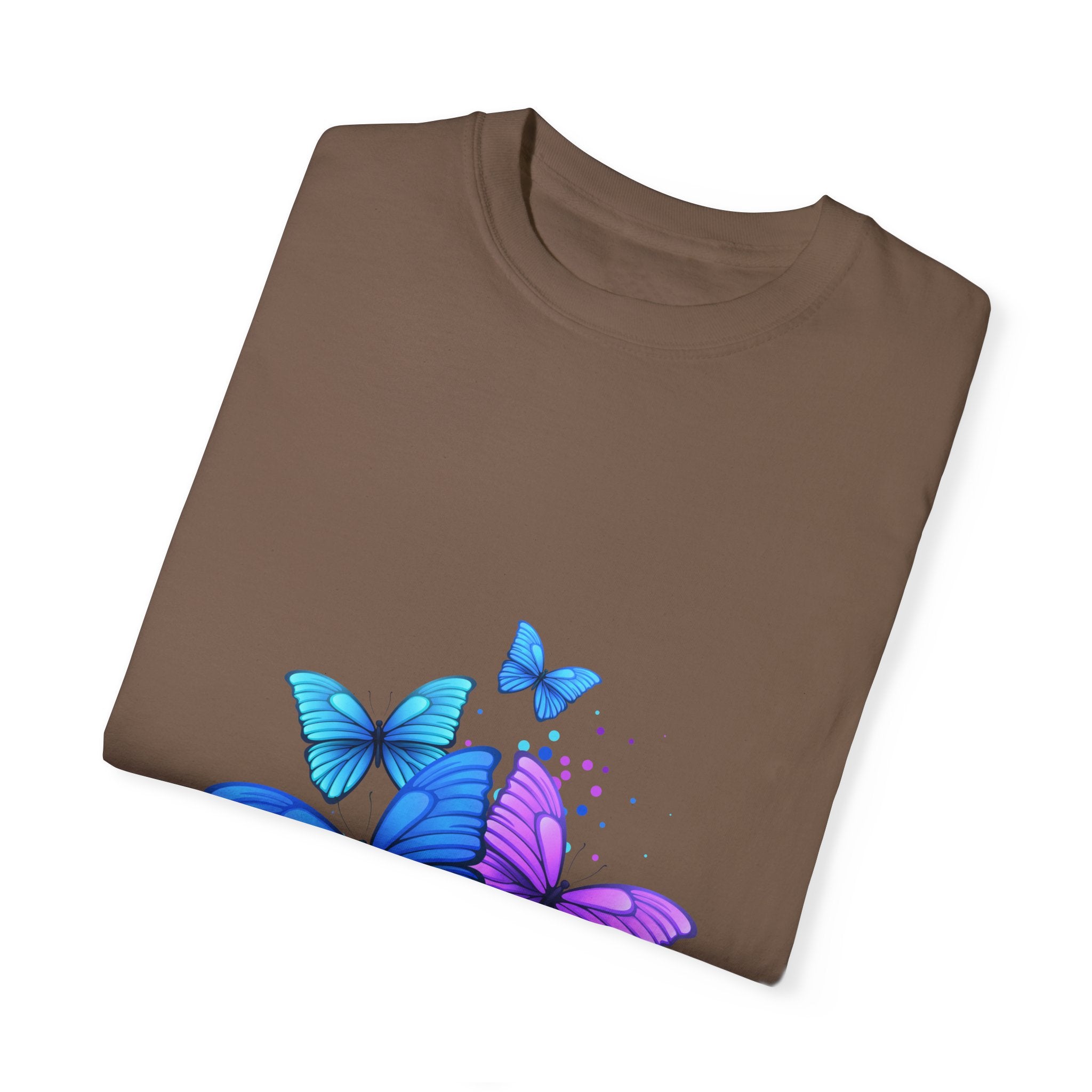 BUTTERFLIES Garment-Dyed T-shirt for Women