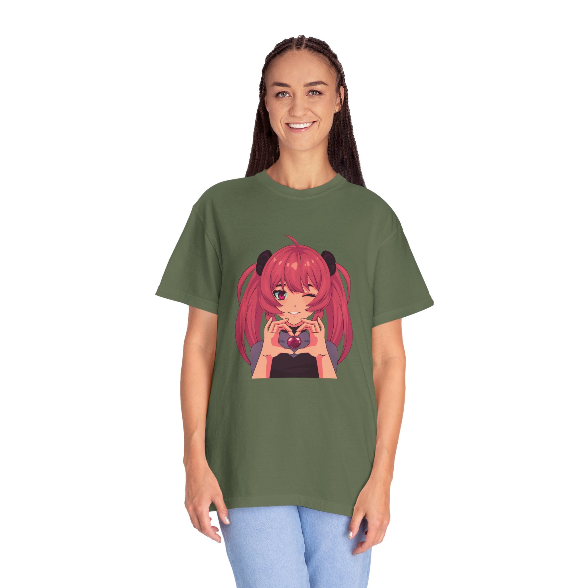 LOVE Garment-Dyed T-shirt for Women