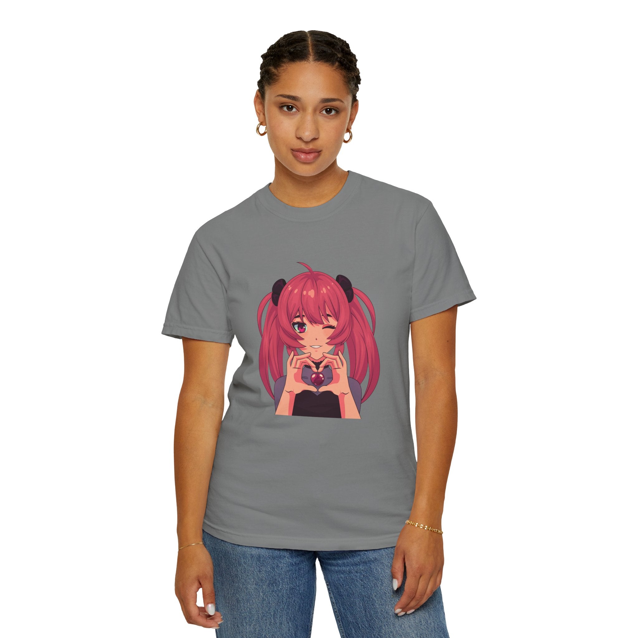 LOVE Garment-Dyed T-shirt for Women