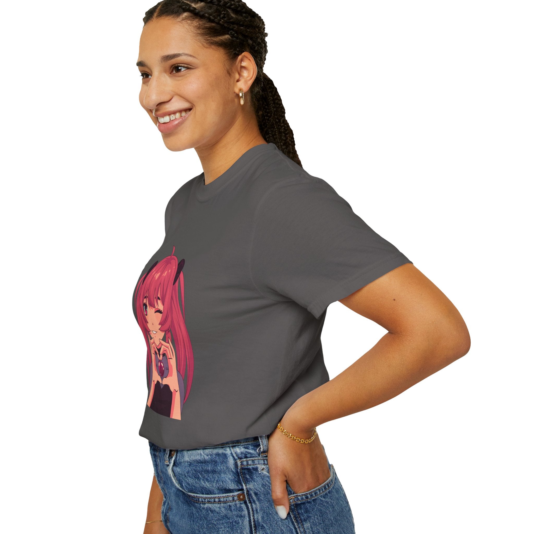 LOVE Garment-Dyed T-shirt for Women