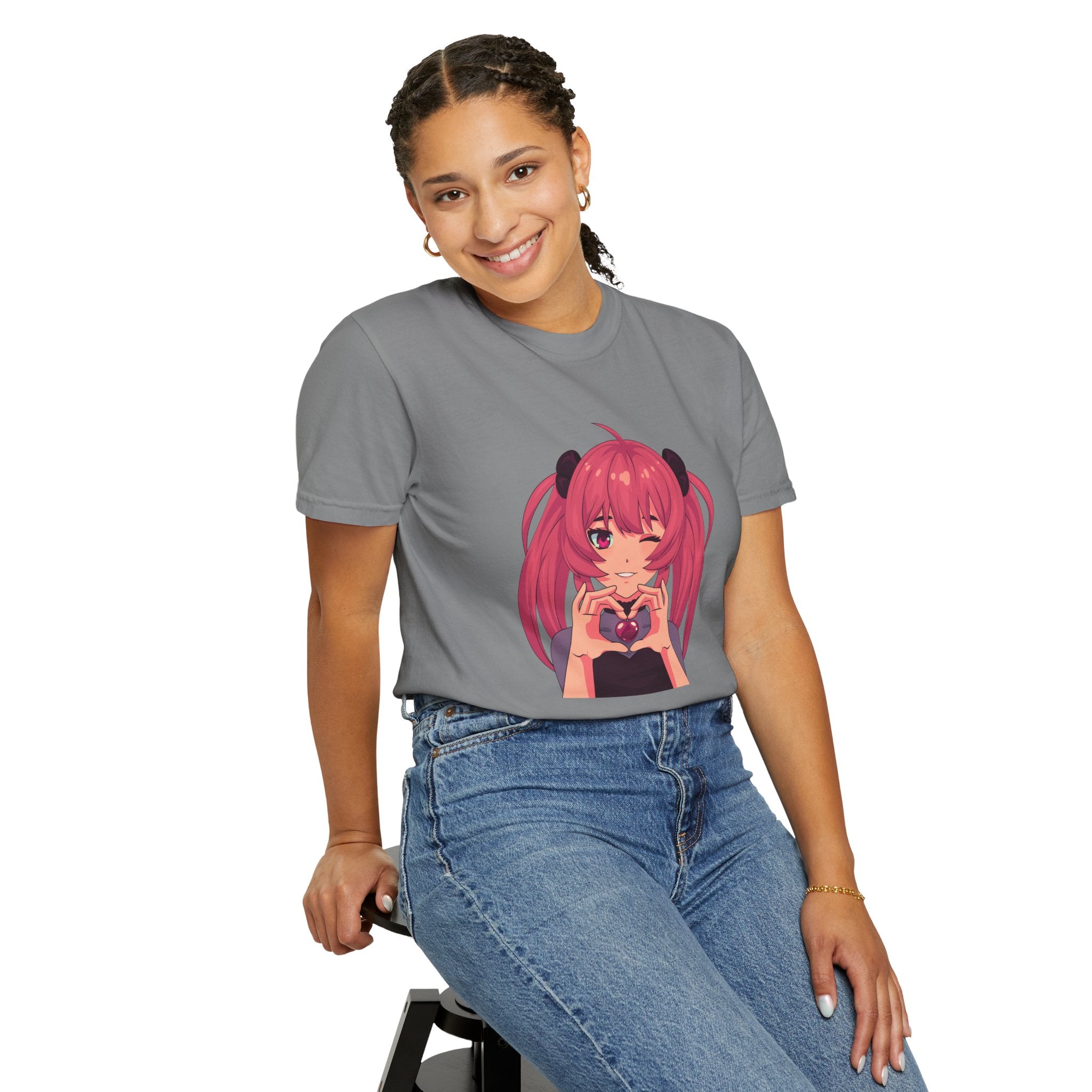 LOVE Garment-Dyed T-shirt for Women