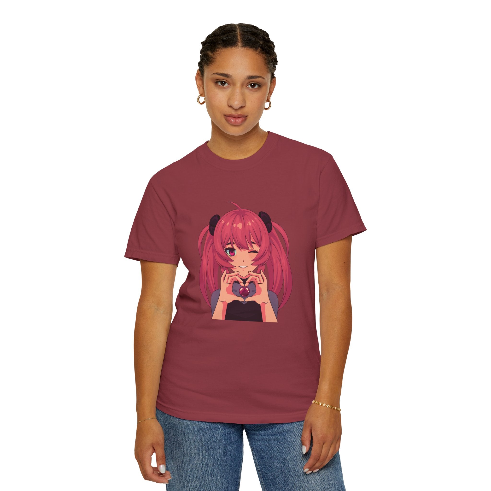 LOVE Garment-Dyed T-shirt for Women