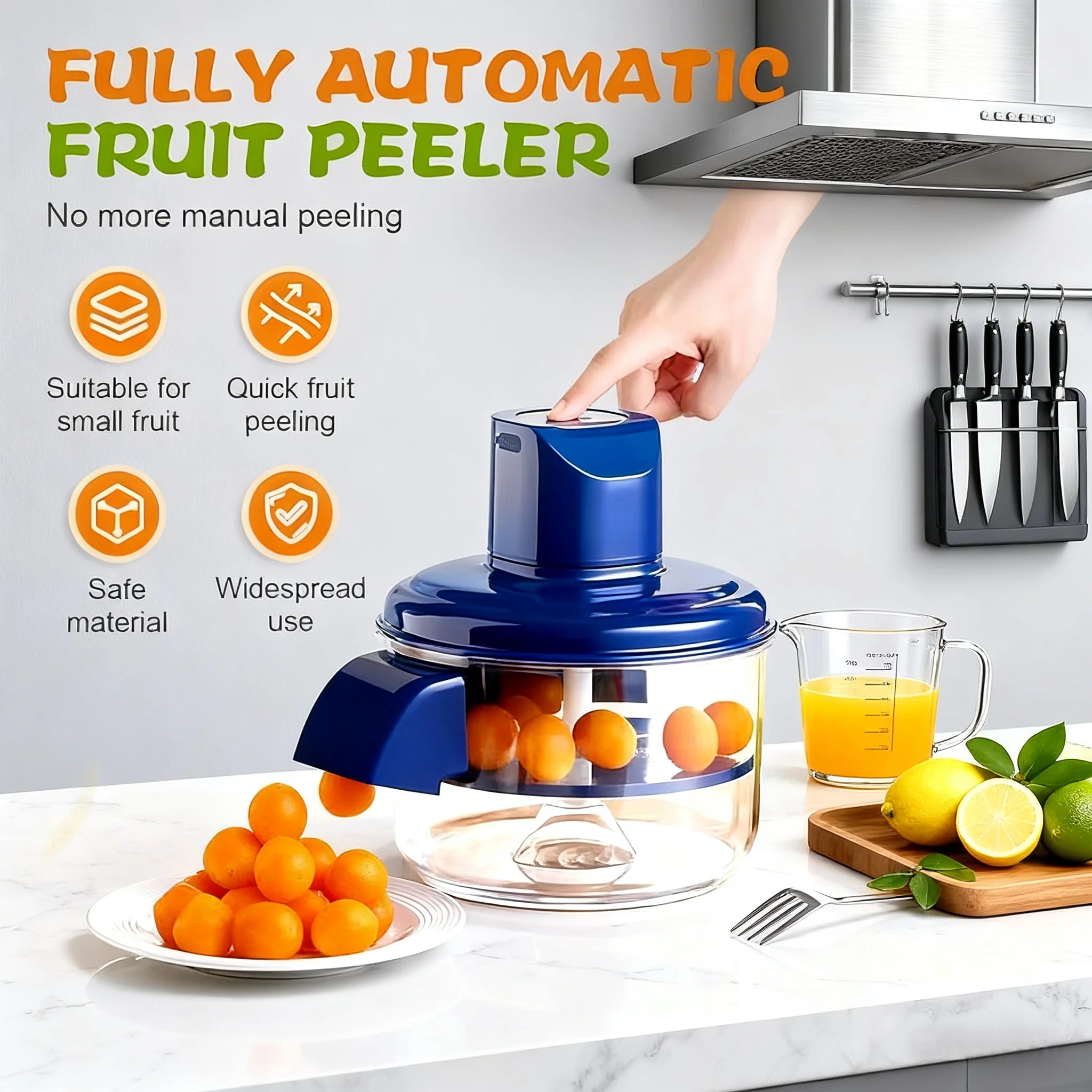 2-in-1 Electric Garlic & Fruit Peeler – Fast Kitchen Gadget Upgrade