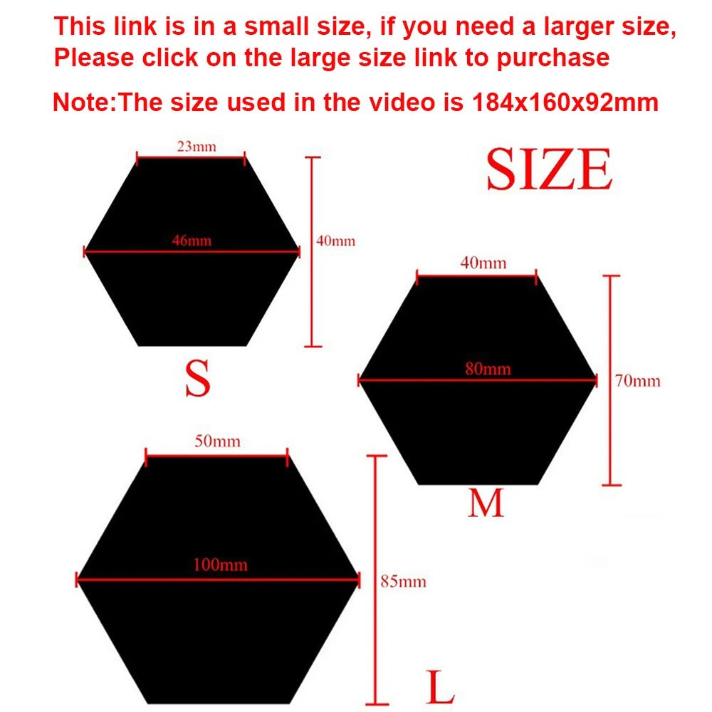 Hexagon 3D Mirror Wall Sticker Multiple Sizes DIY TV Background Living Room Stickers Wall Decor Bedroom Bathroom Home Decoration - Thrifty Delights