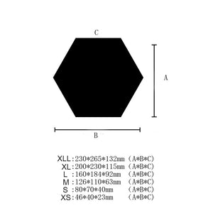 Hexagon 3D Mirror Wall Sticker Multiple Sizes DIY TV Background Living Room Stickers Wall Decor Bedroom Bathroom Home Decoration - Thrifty Delights