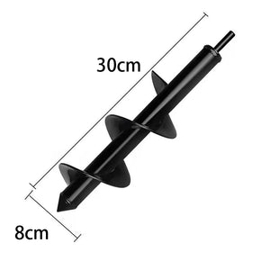 9 Size Garden Auger Drill Bit Tool Ground Drill Earth Drill Spiral Hole Digger Seed Gardening Fence Yard - Thrifty Delights