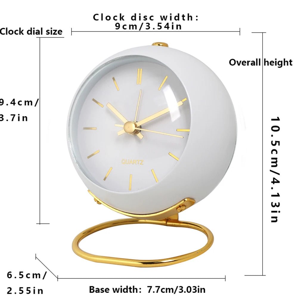 Nordic Creative Electronic Desk Clock, Minimalist Children's Alarm Clock, New Desktop Bedside Student Silent Luminous Pointer - Thrifty Delights