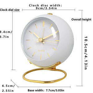 Nordic Creative Electronic Desk Clock, Minimalist Children's Alarm Clock, New Desktop Bedside Student Silent Luminous Pointer - Thrifty Delights