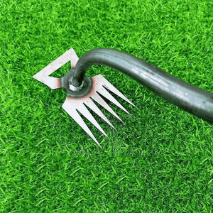2 In 1 Garden Rake Manual Weed Grass Rooting Tool Puller Shovel 5/6/11 Tooth Weeding Removal Hand Gardening Loose Soil Tool - Thrifty Delights