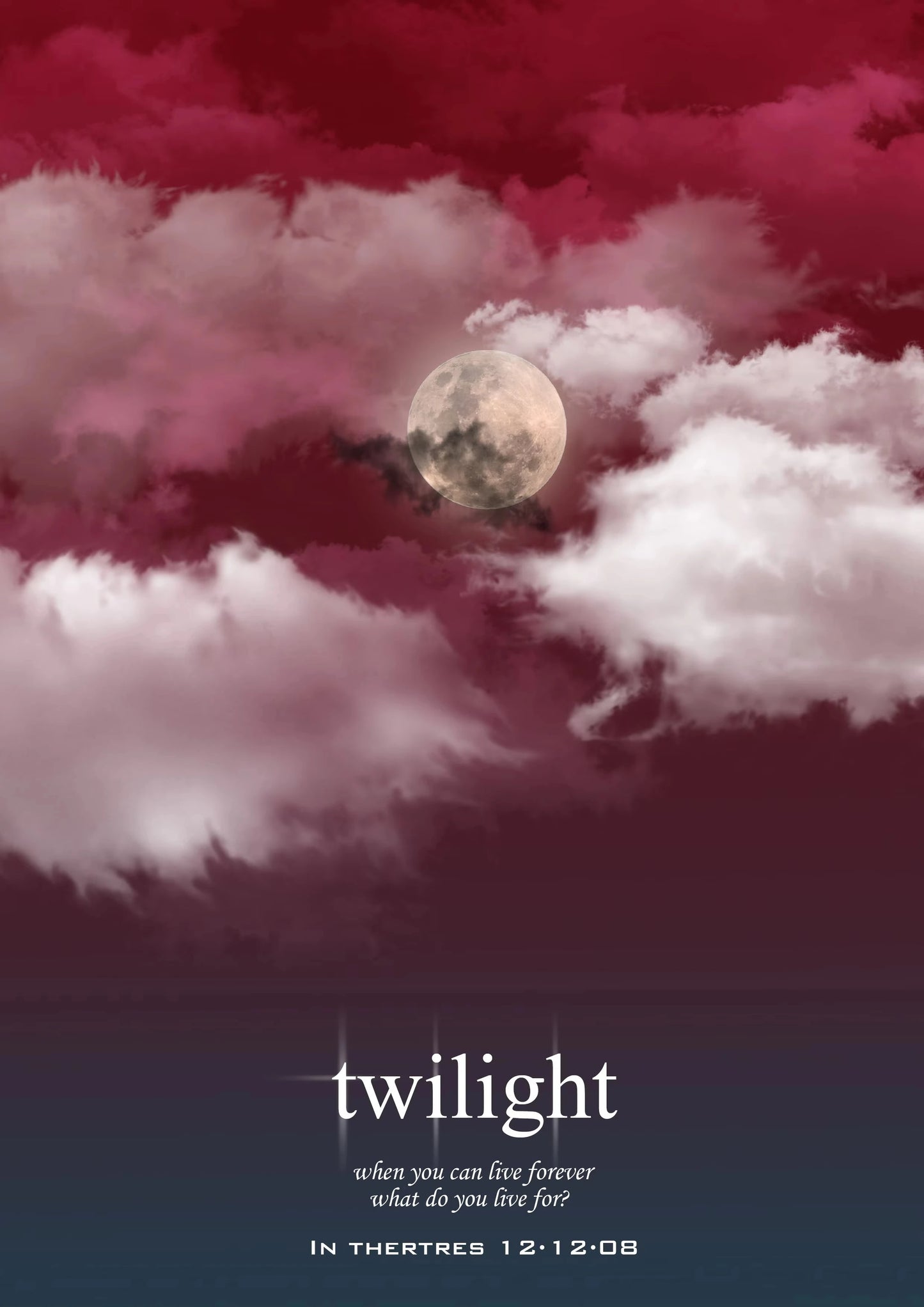 Classic Movie Twilight Poster Edward Bella Canvas Painting Prints Wall Art Picture Film Room Home Bar Cafe Decor Mural