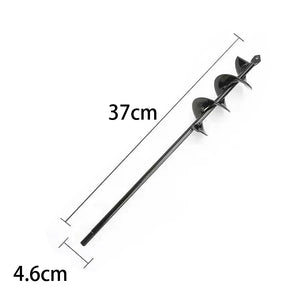 9 Size Garden Auger Drill Bit Tool Ground Drill Earth Drill Spiral Hole Digger Seed Gardening Fence Yard - Thrifty Delights