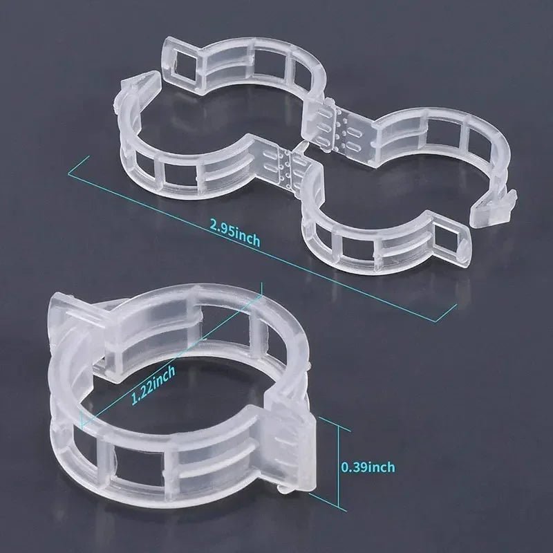 Plant Clips Supports Reusable Plastic Connects Fixing Vine Tomato Stem Grafting Vegetable Plants Orchard and Garden Tools - Thrifty Delights