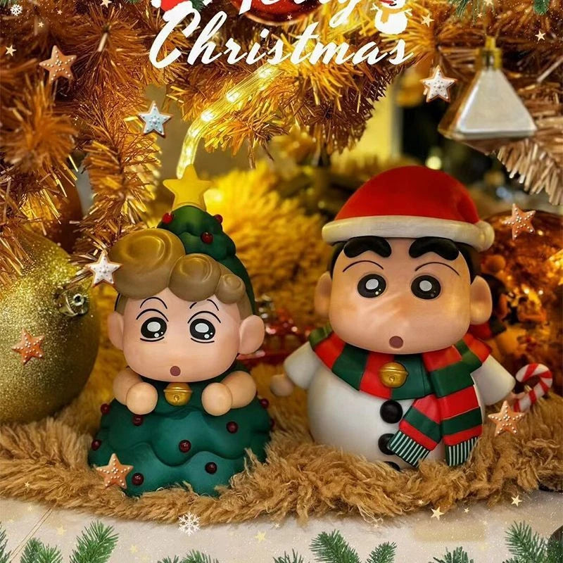 Crayon Shin-chan Christmas Desktop Figurine & Holiday Ornament