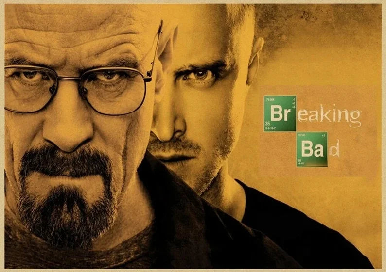 Breaking Bad TV Series Canvas Wall Art Poster  Modern Home Decor Prints for Living Room Classic Movie Picture Stylish Cuadros Pe