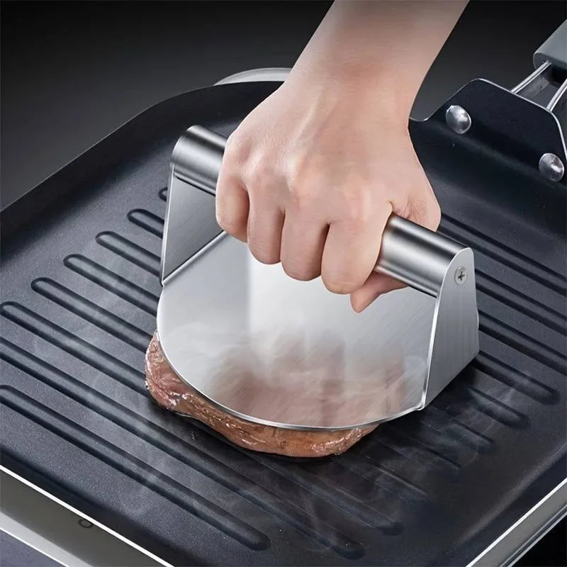 Durable Stainless Steel Smash Burger Press & Patty Maker for BBQ