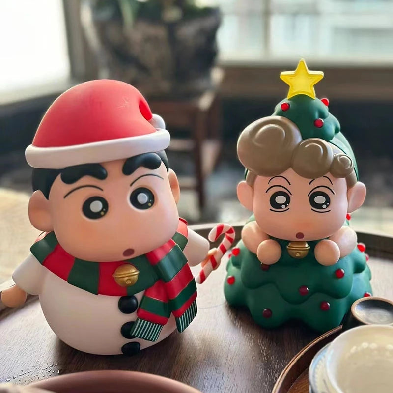 Crayon Shin-chan Christmas Desktop Figurine & Holiday Ornament